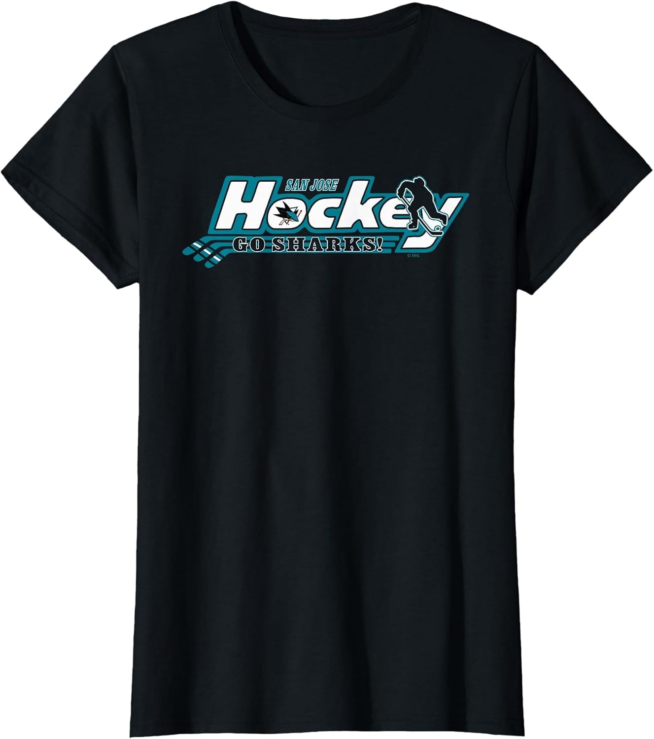San Jose Sharks Hockey Black Officially Licensed