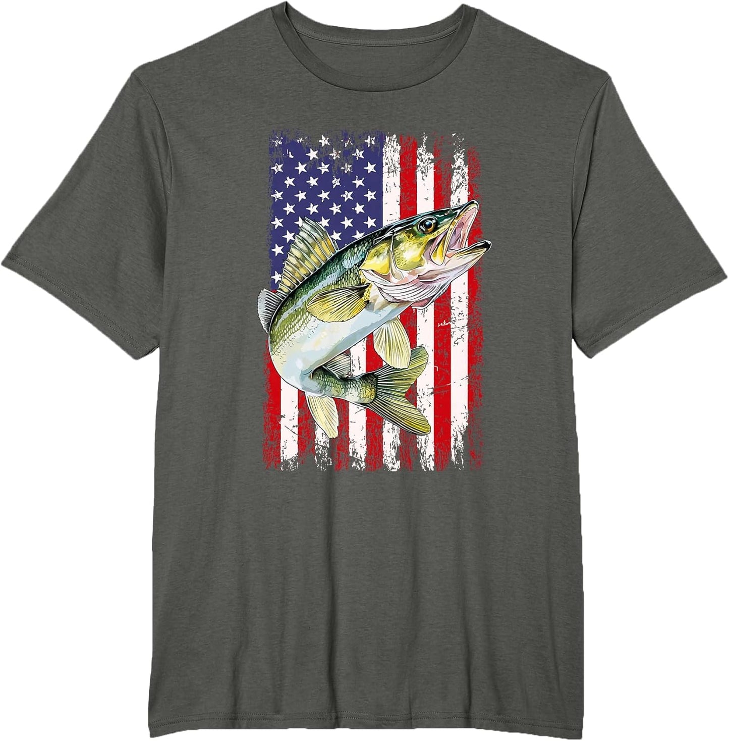 Walleye American Flag