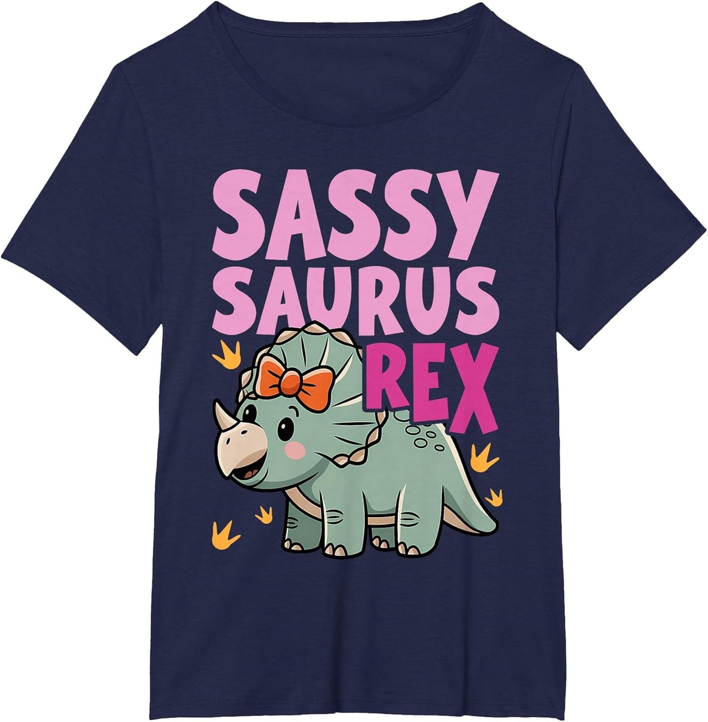 Sassy Saurus Cute Dinosaurs Design for Girls