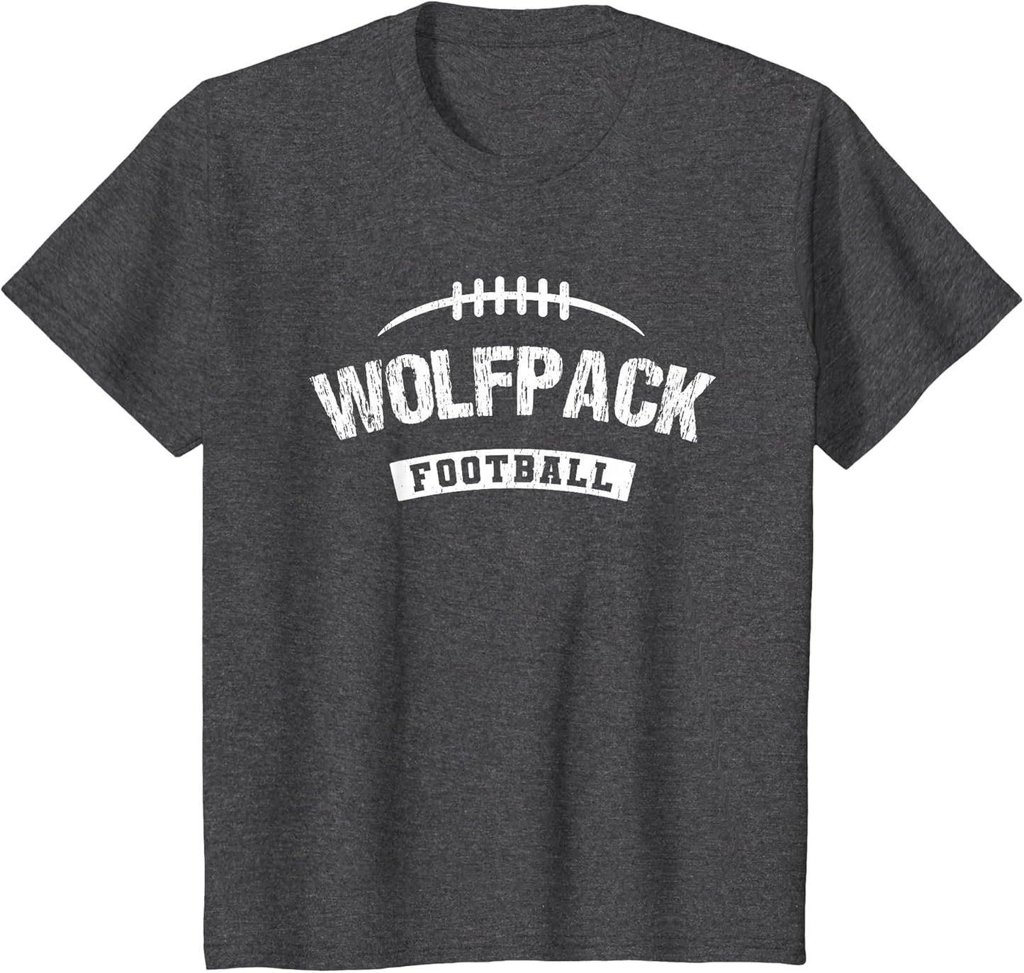 Wolfpack Wolfson Football Distressed HS