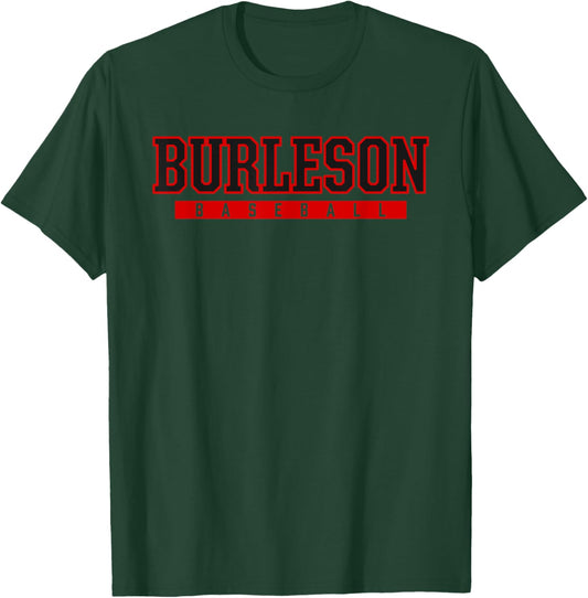 Burleson High School Baseball T-Shirt - T-Shirt | Forest