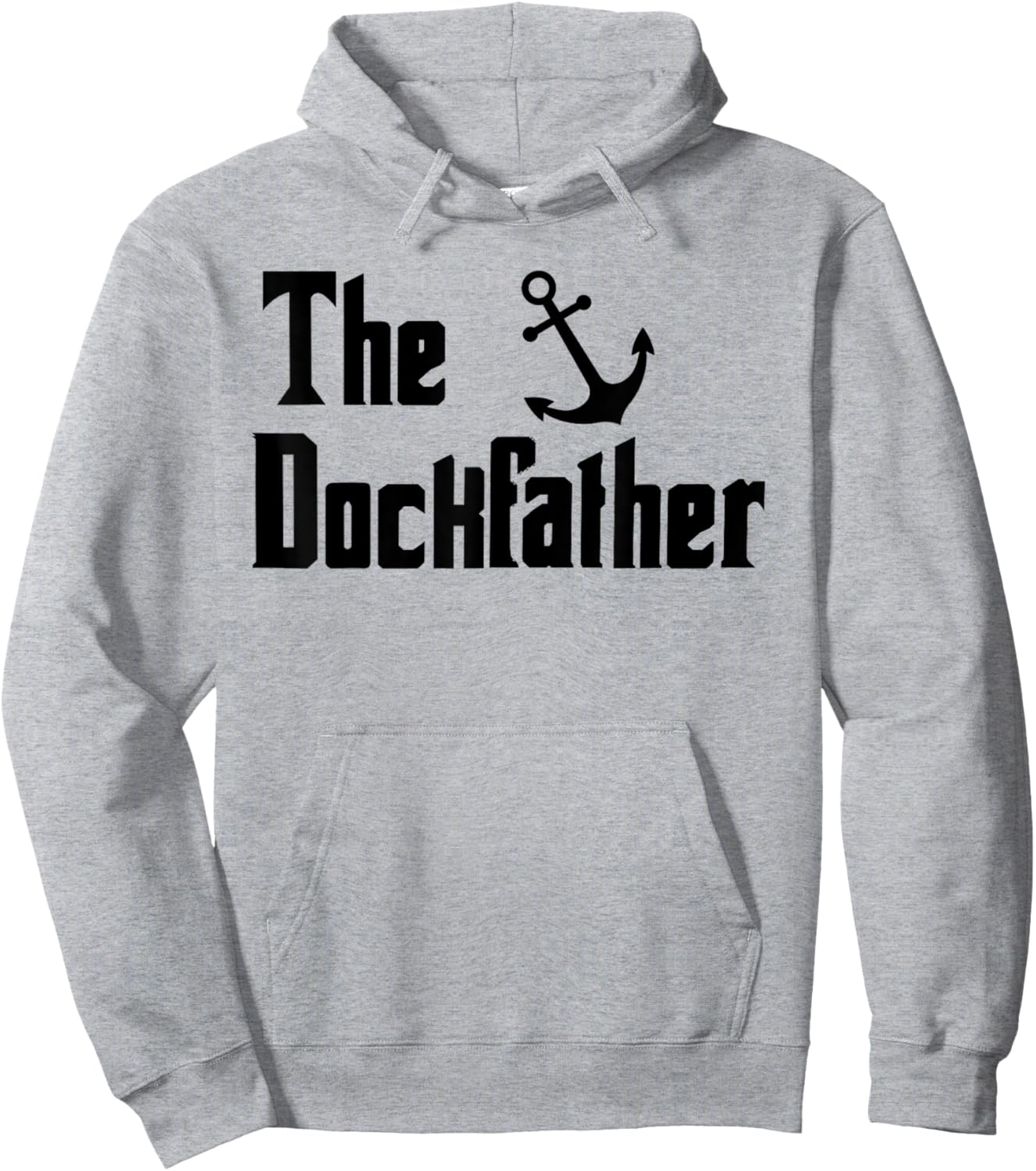 The DockFather Boating Captain Funny Fishing Boater Hoodie - Hoodie | Ash