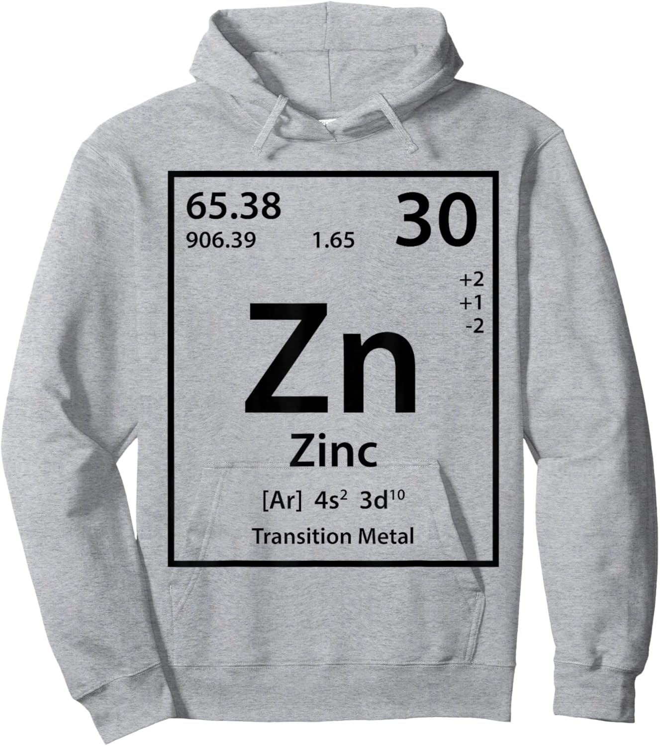 Zinc Element (black) Hoodie - Hoodie | Ash