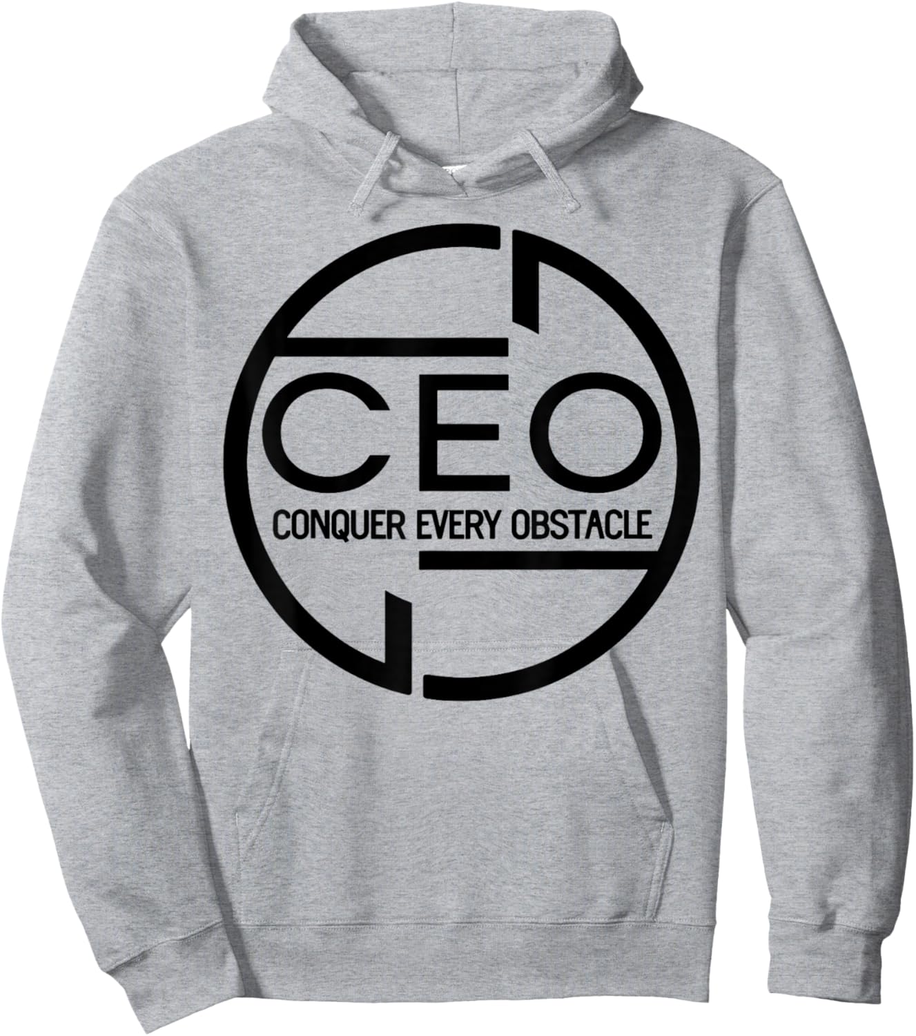 Conquer Every Obstacle Hoodie - Hoodie | Ash