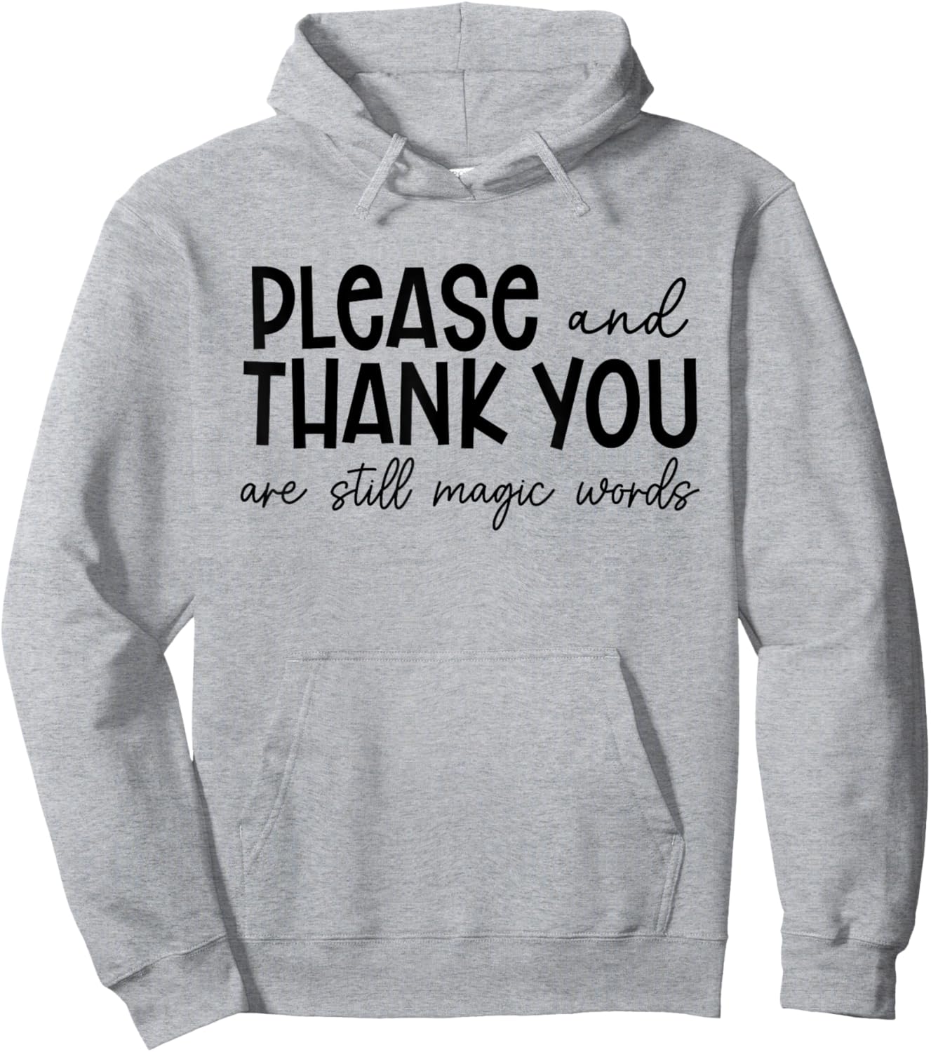 Please And Thank You Are Still Magic Words Funny Saying Hoodie - Hoodie | Ash