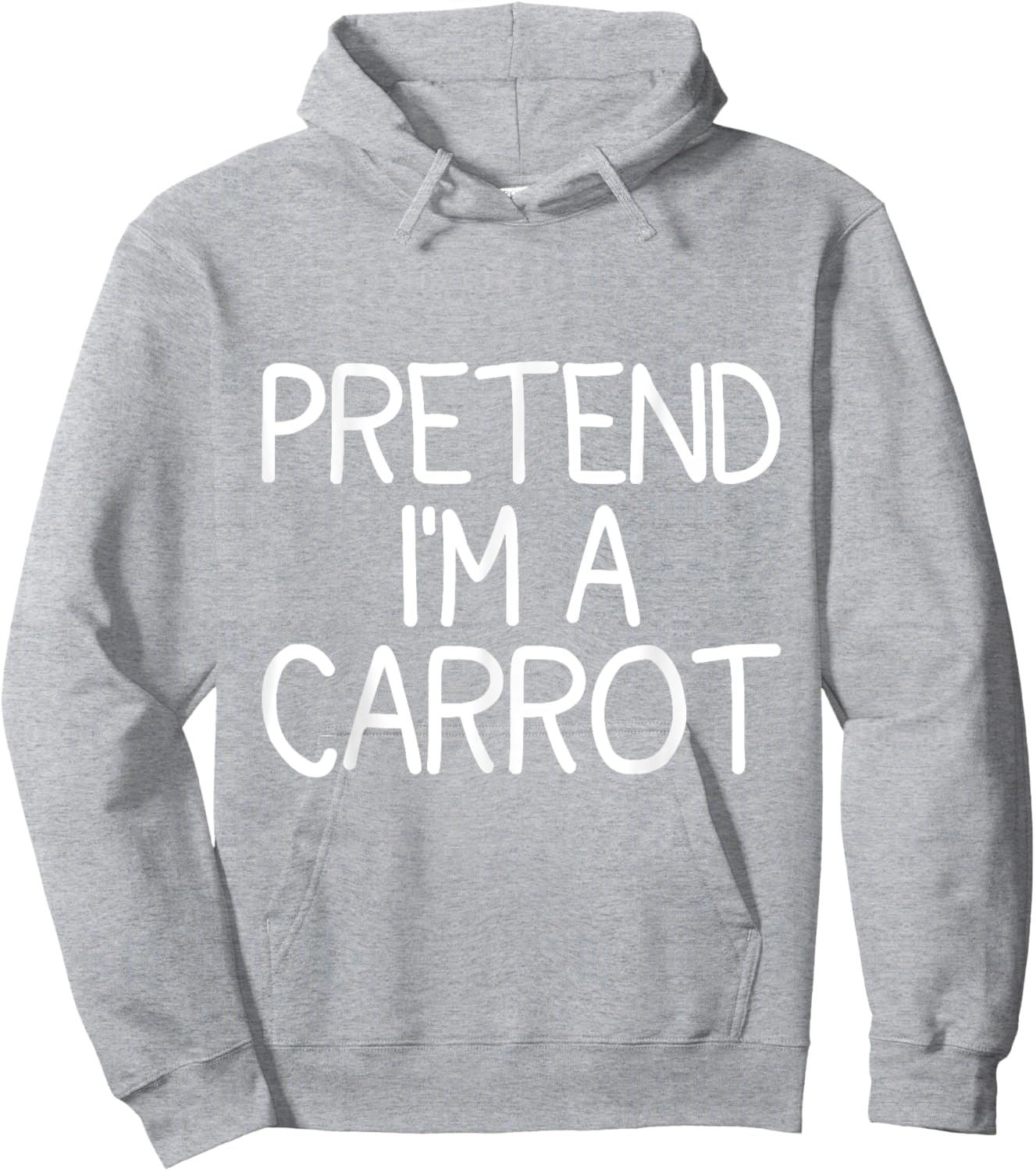 Pretend I'm a Carrot Funny Halloween Costume Kids Hoodie - Hoodie | Ash