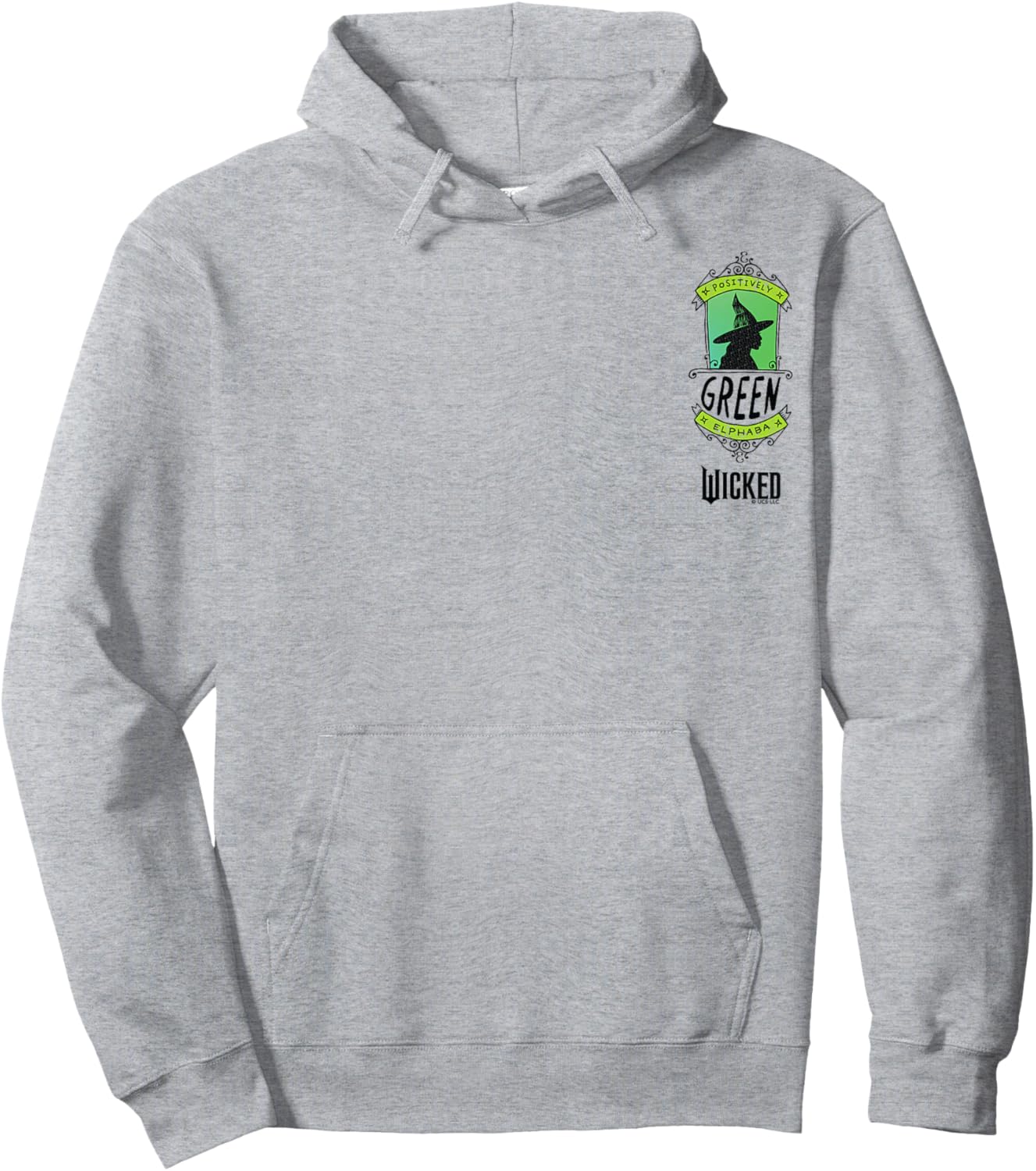 Wicked Positively Elphaba Hoodie - Hoodie | Ash