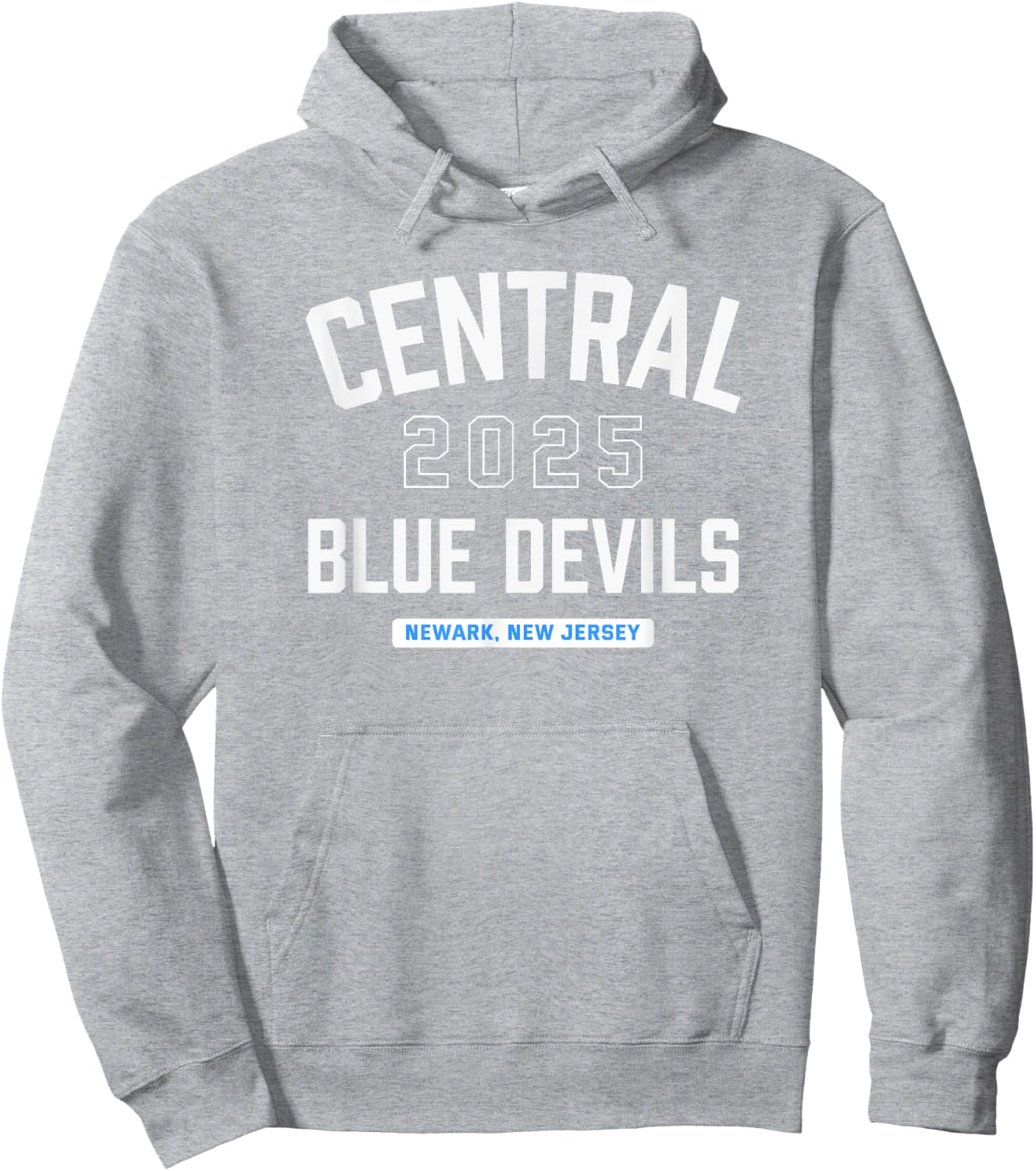 Central Blue Devils Newark, New Jersey 2025 Hoodie - Hoodie | Ash
