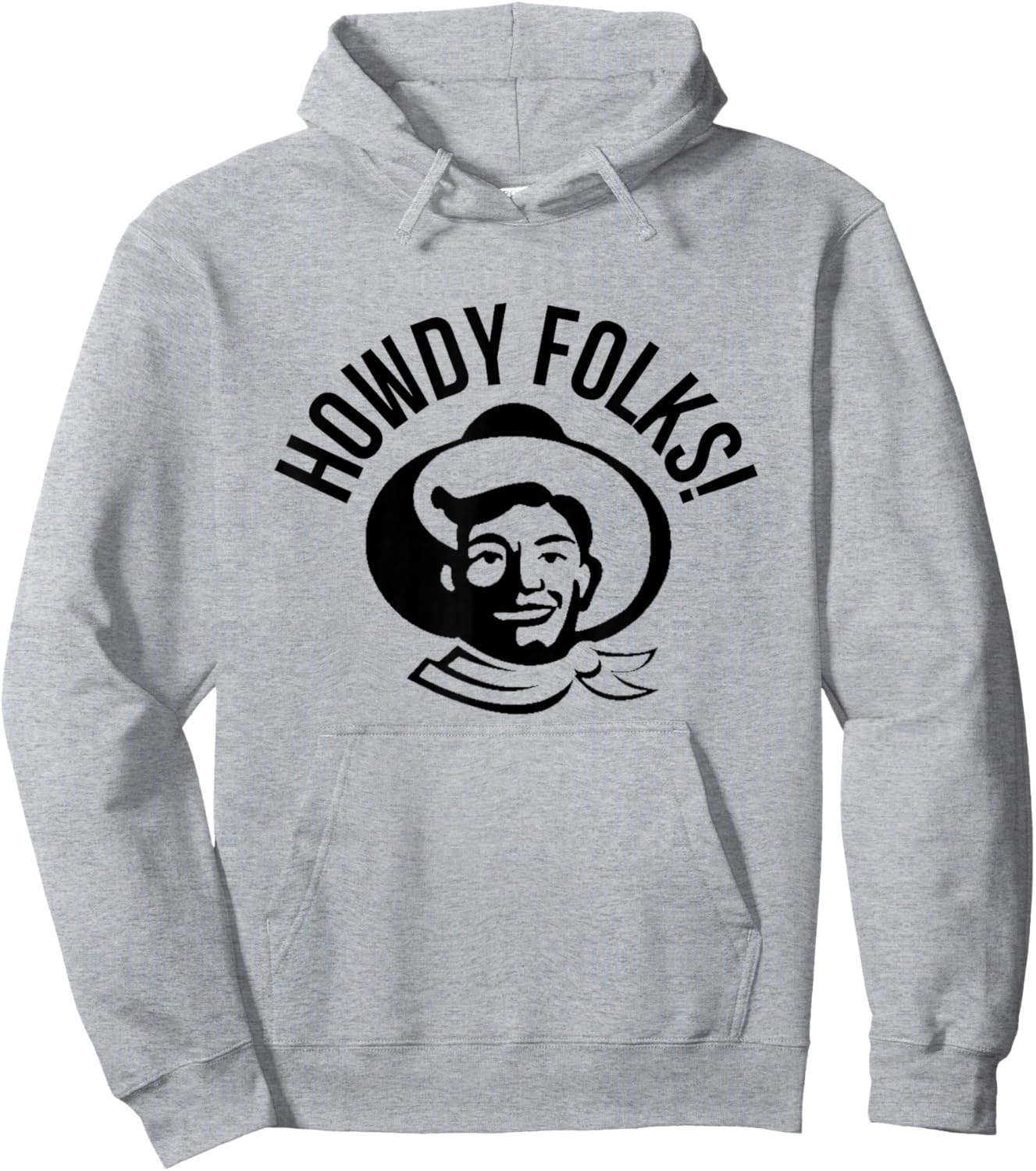 Howdy Folks State Fair Texas Hoodie - Hoodie | Ash