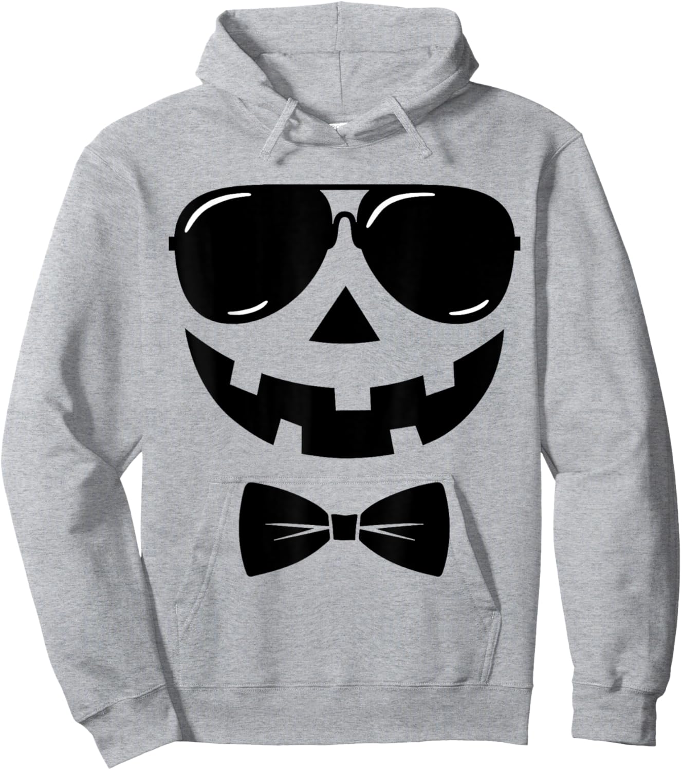 Vintage Pumpkin Face Jackolantern Jack O Lantern Halloween Hoodie - Hoodie | Ash