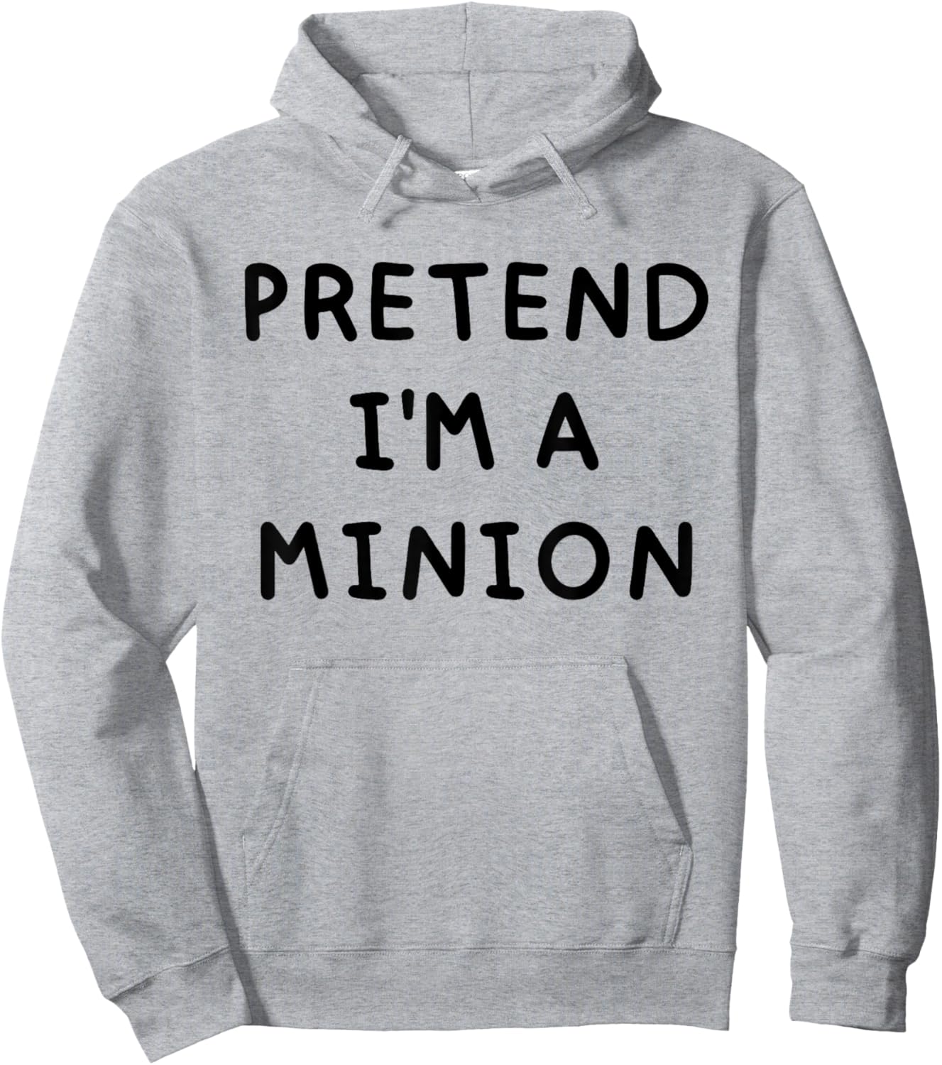Pretend I'm A Minion Costume Party Funny Halloween Hoodie - Hoodie | Ash