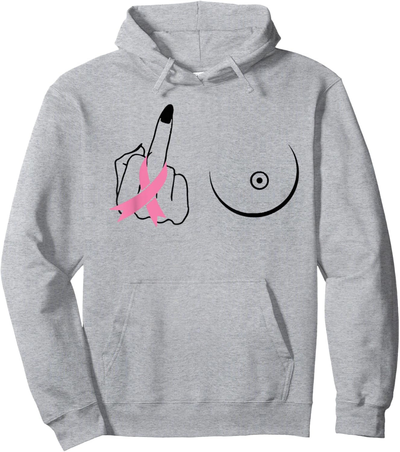 T-Shirt Hoodie - Hoodie | Ash