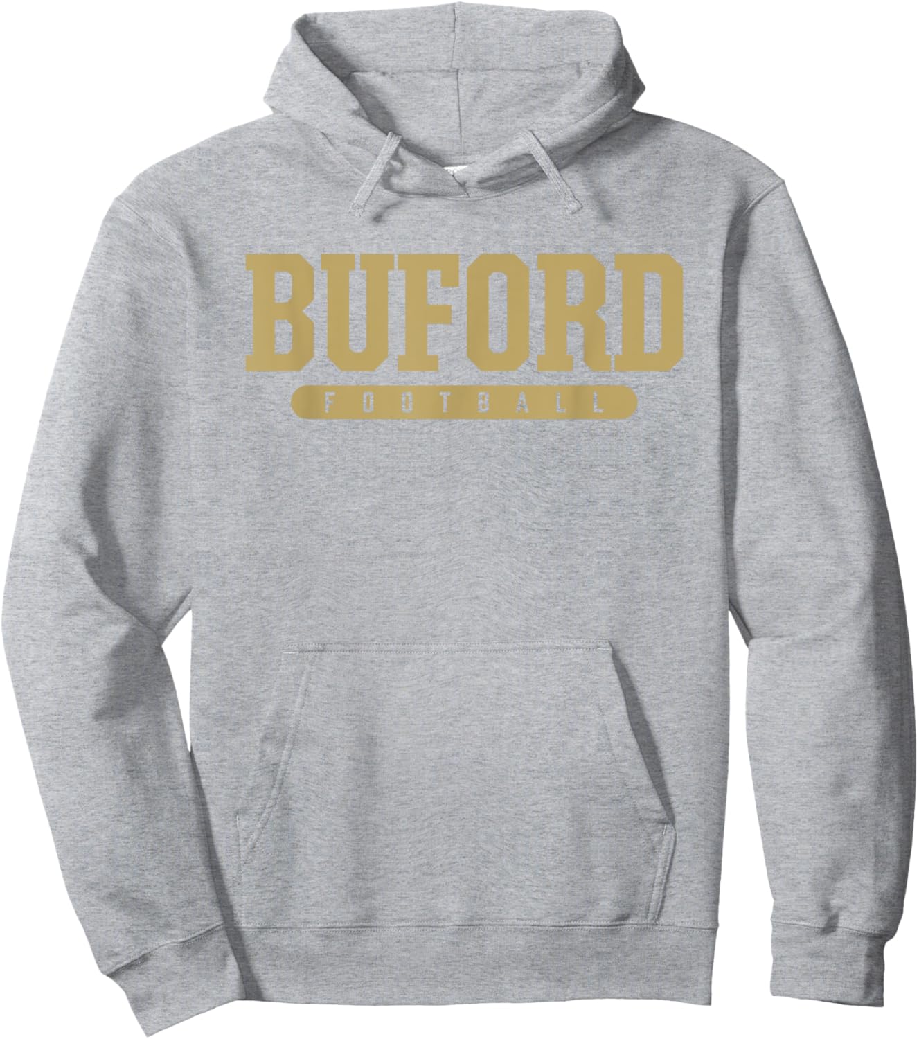 Buford High School Football Hoodie - Hoodie | Ash