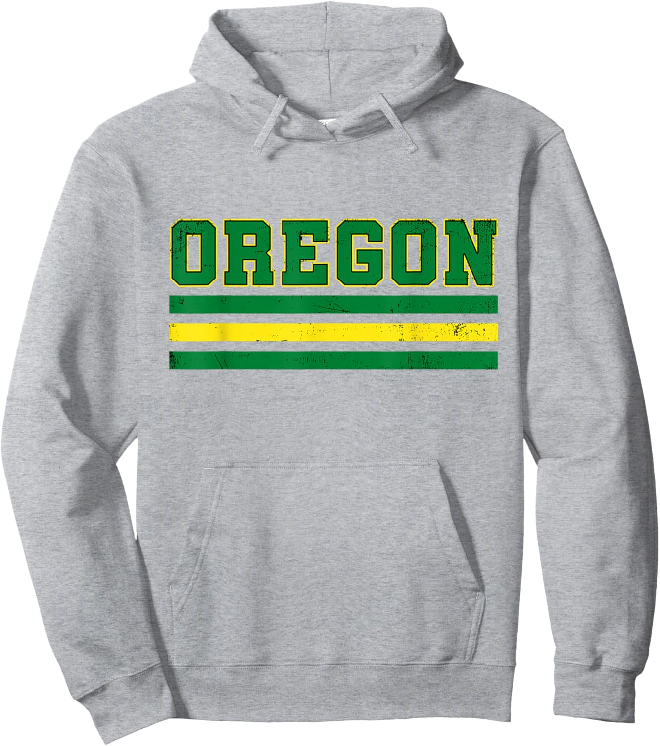 Graphic Oregons Name Proud - Oregons Spirit Evergreen Sports Hoodie - Hoodie | Ash