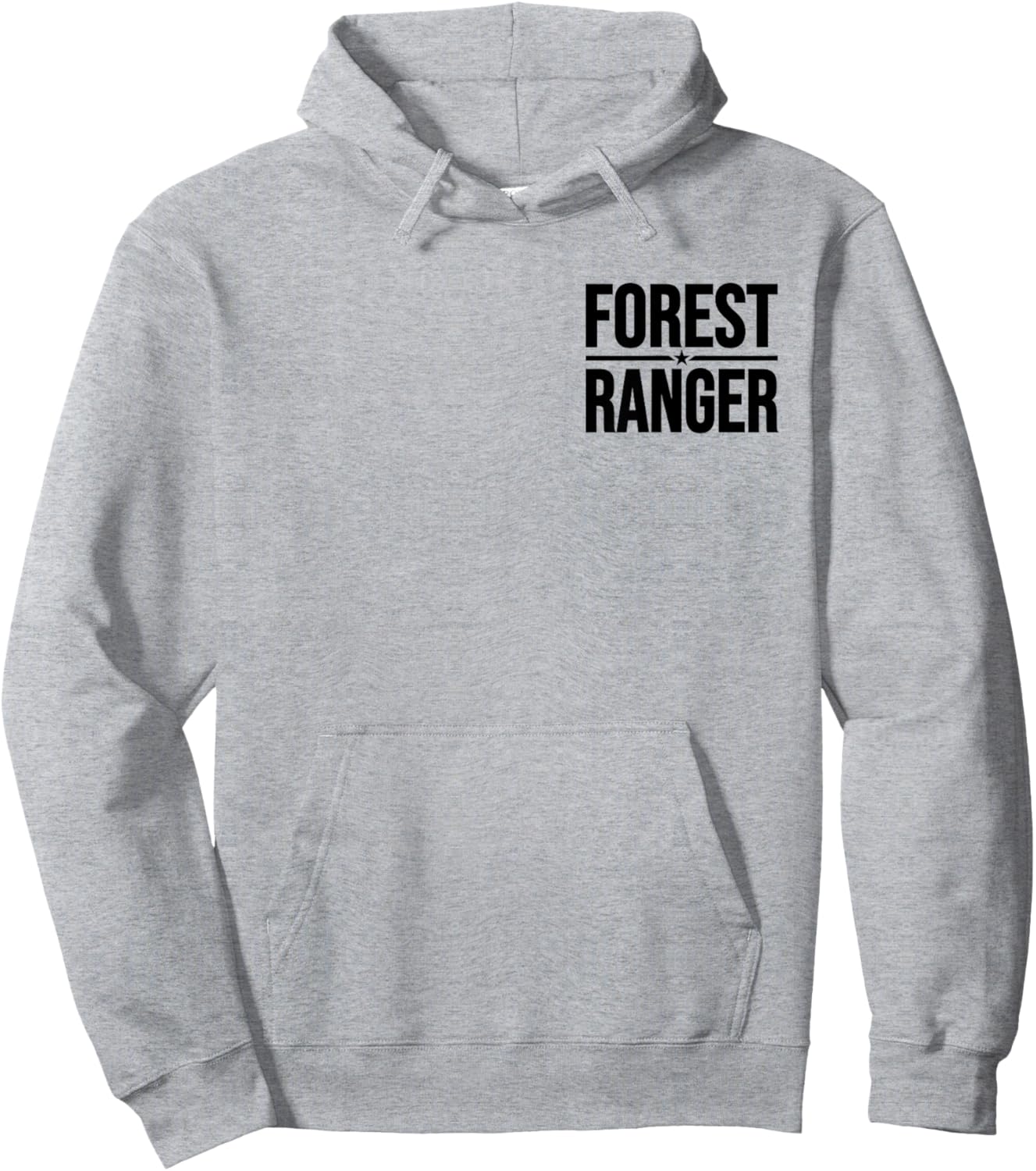 Forest Ranger Parklands Wildlife Law Enforcement Costume Hoodie - Hoodie | Ash