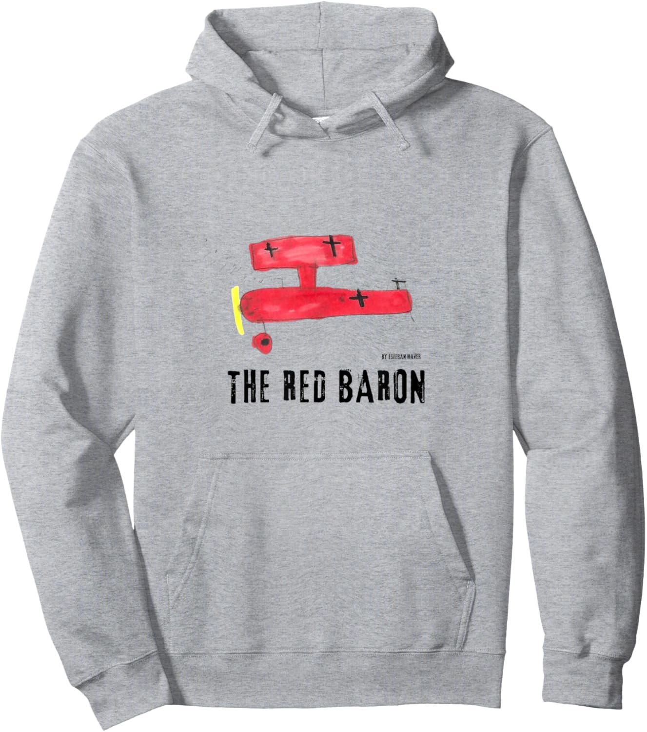 Red Baron, Aviation, aircraft, airplane. Hoodie - Hoodie | Ash