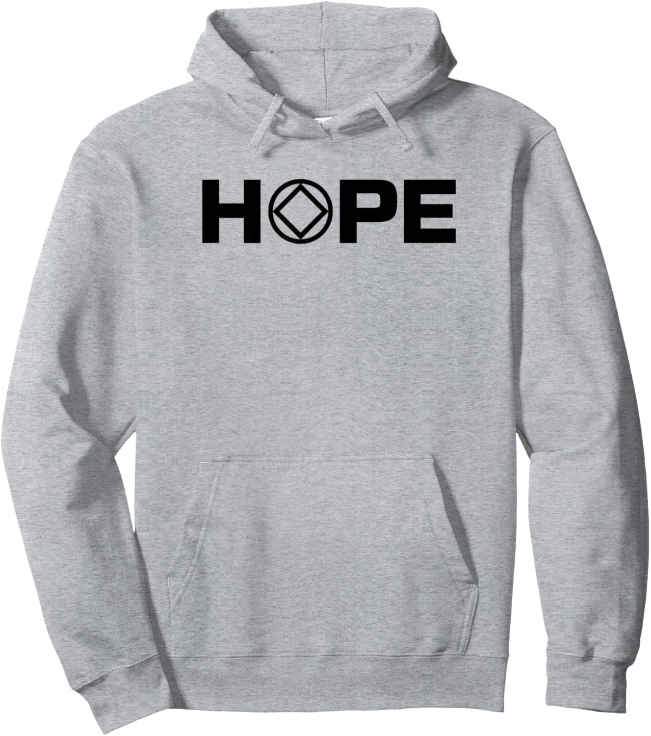 NA Hope Narcotics Anonymous Addiction Clean Recovery Prayer Hoodie - Hoodie | Ash