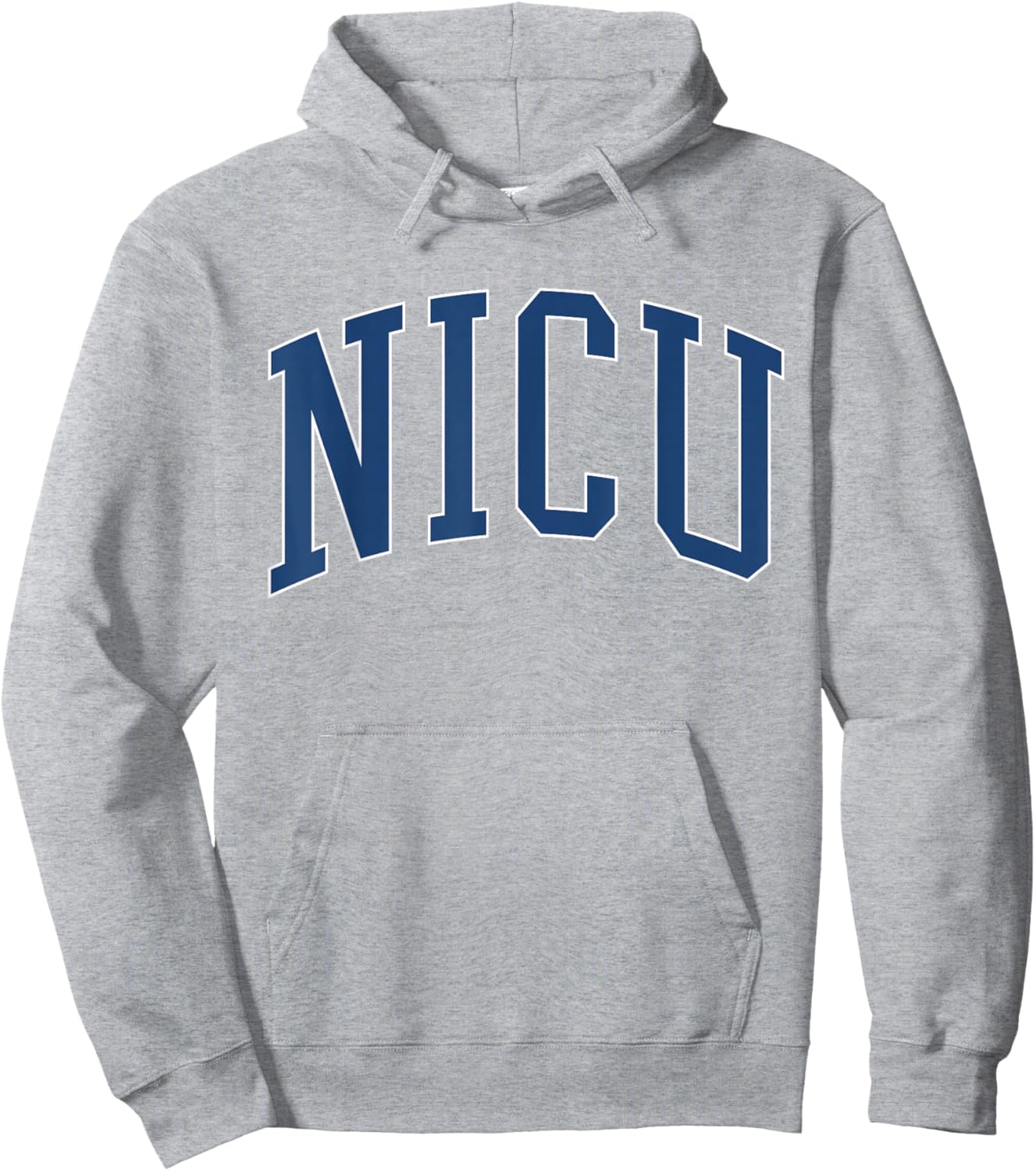 NICU Nurse Vintage Collegiate Blue Hoodie - Hoodie | Ash