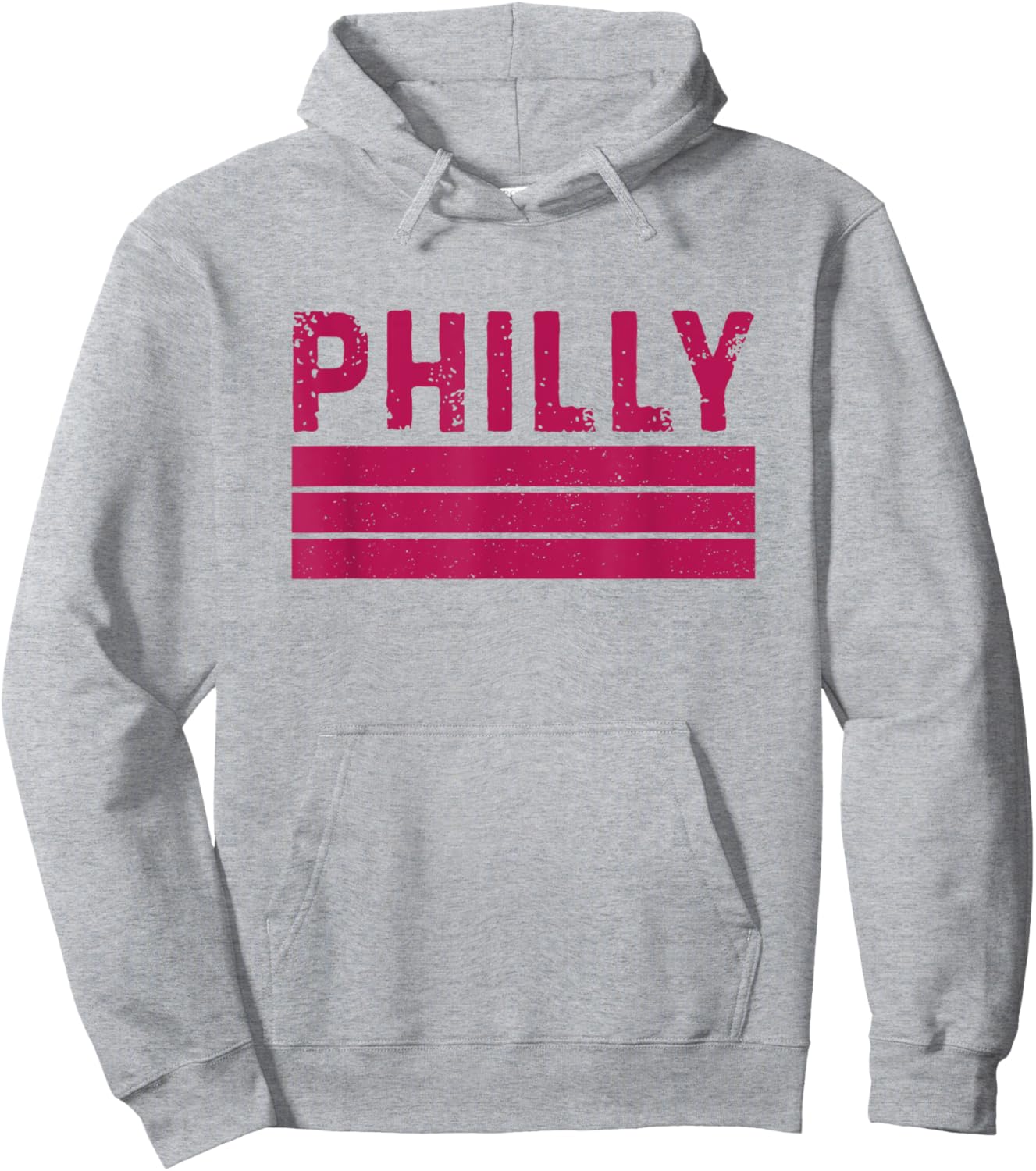 Philly Retro Vintage Philadelphia Pennsylvania Tourism Gift Hoodie - Hoodie | Ash