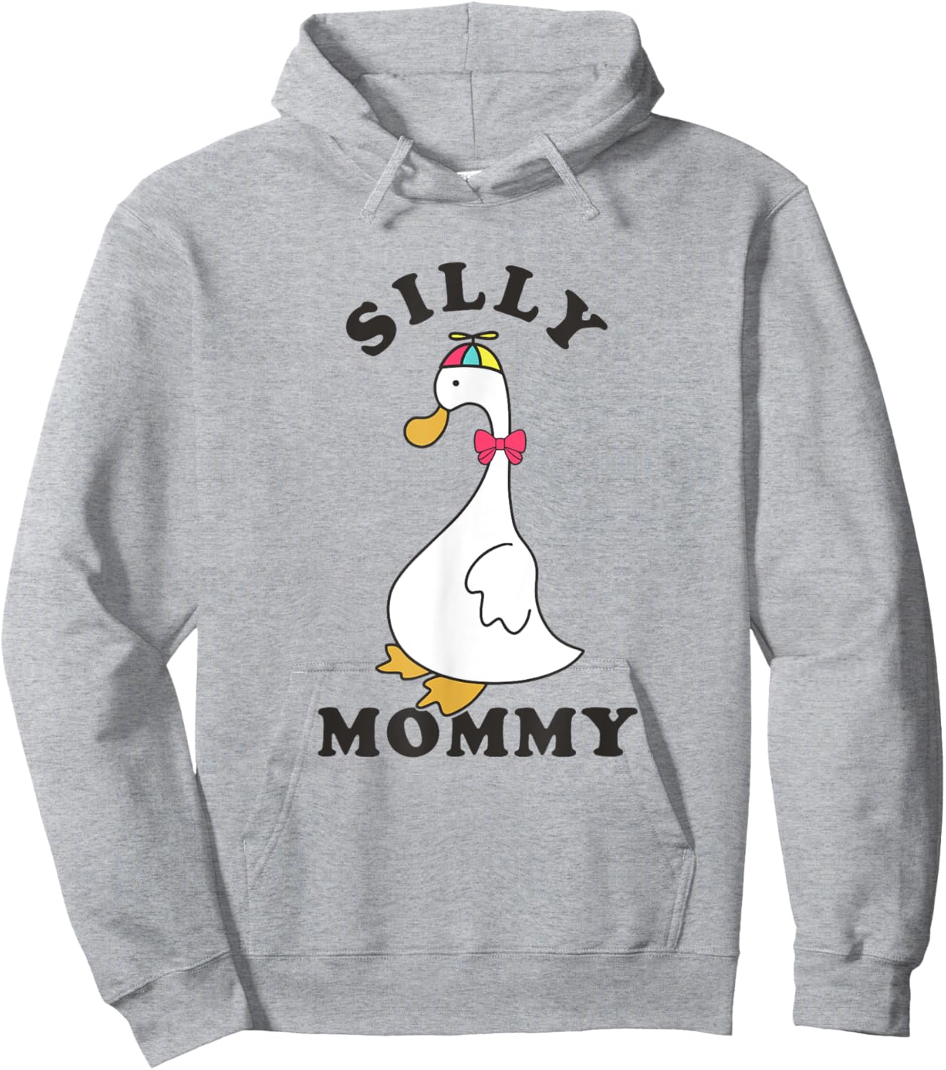 Silly Goose Mommy Funny Mom Silly Goose Mama Hoodie - Hoodie | Ash