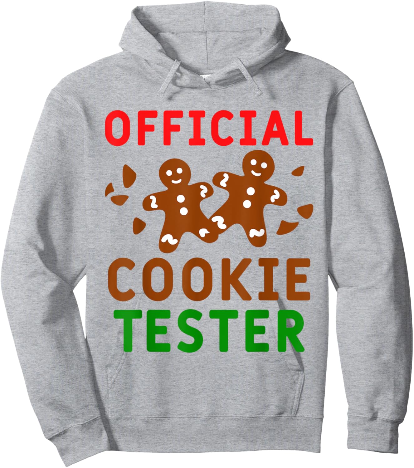 Official Cookie Tester Funny Family Christmas Pajamas Hoodie - Hoodie | Ash