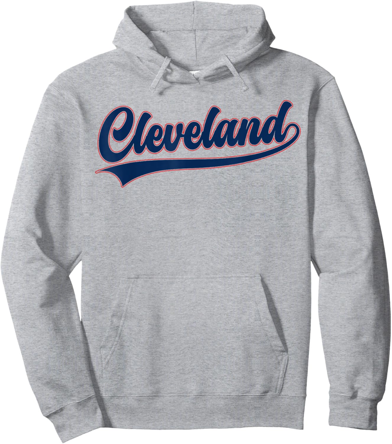 Cleveland Ohio Throwback Design Retro Vintage Game Day Lover Hoodie - Hoodie | Ash