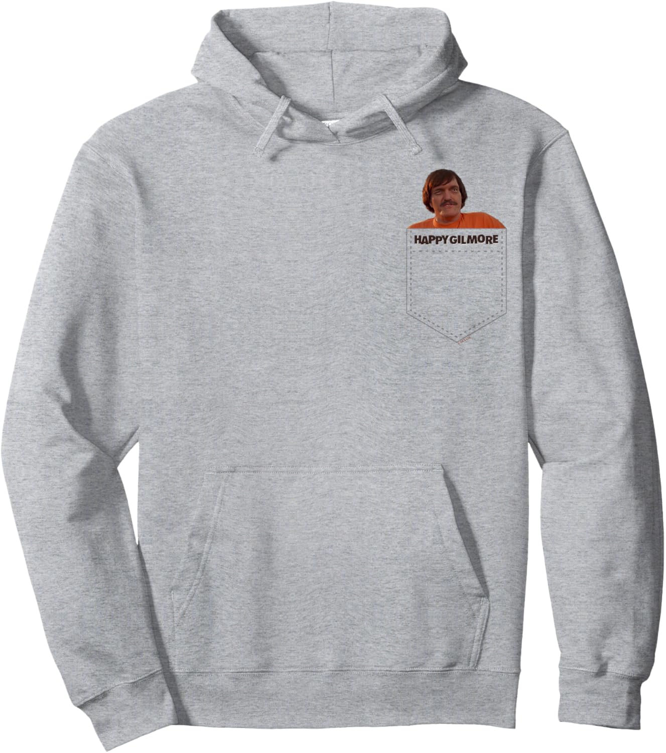 Happy Gilmore Mr. Larson Pocket Hit Hoodie - Hoodie | Ash