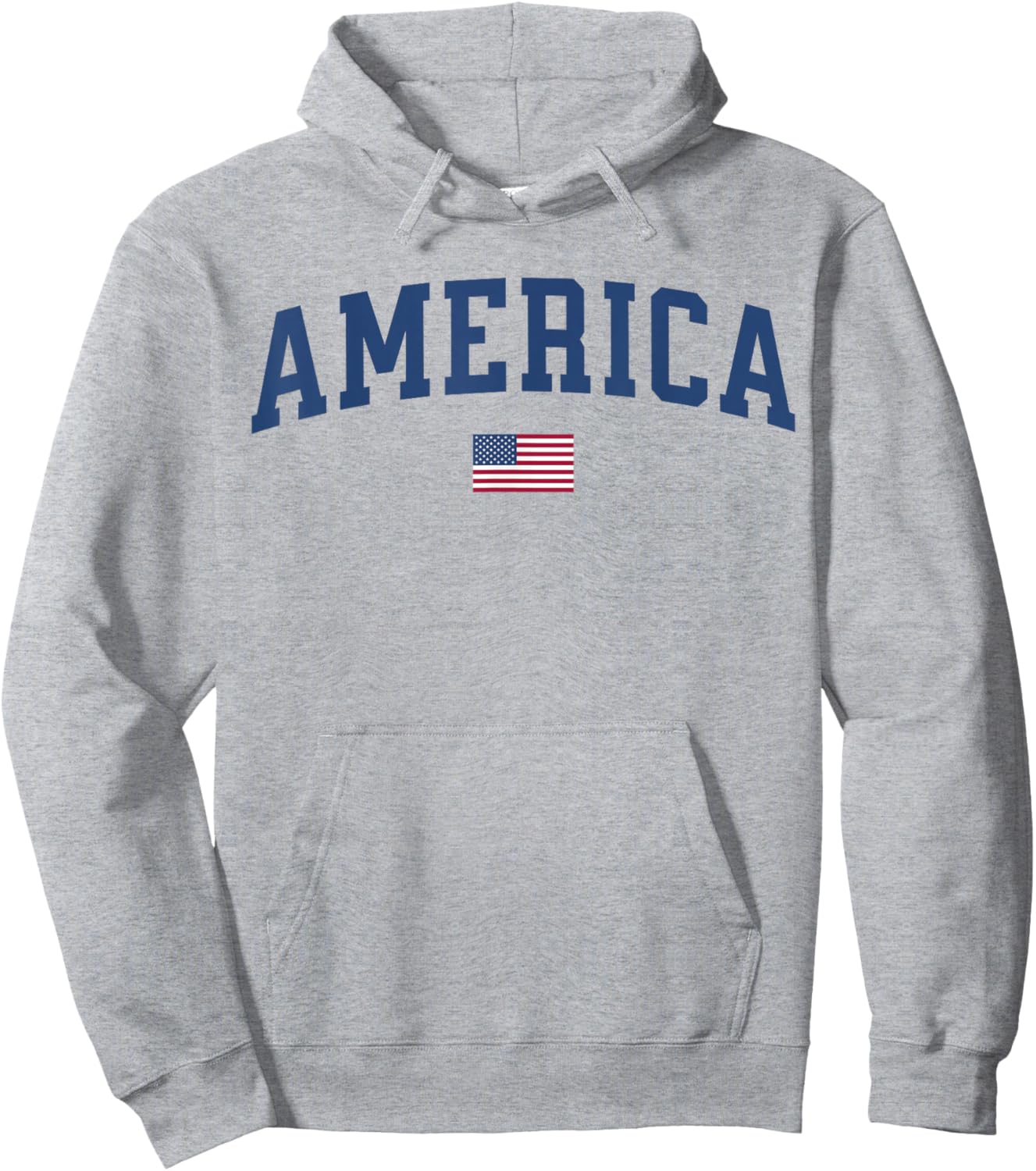 America USA Women Men Kids American Flag July 4th Patriotic Hoodie - Hoodie | Ash
