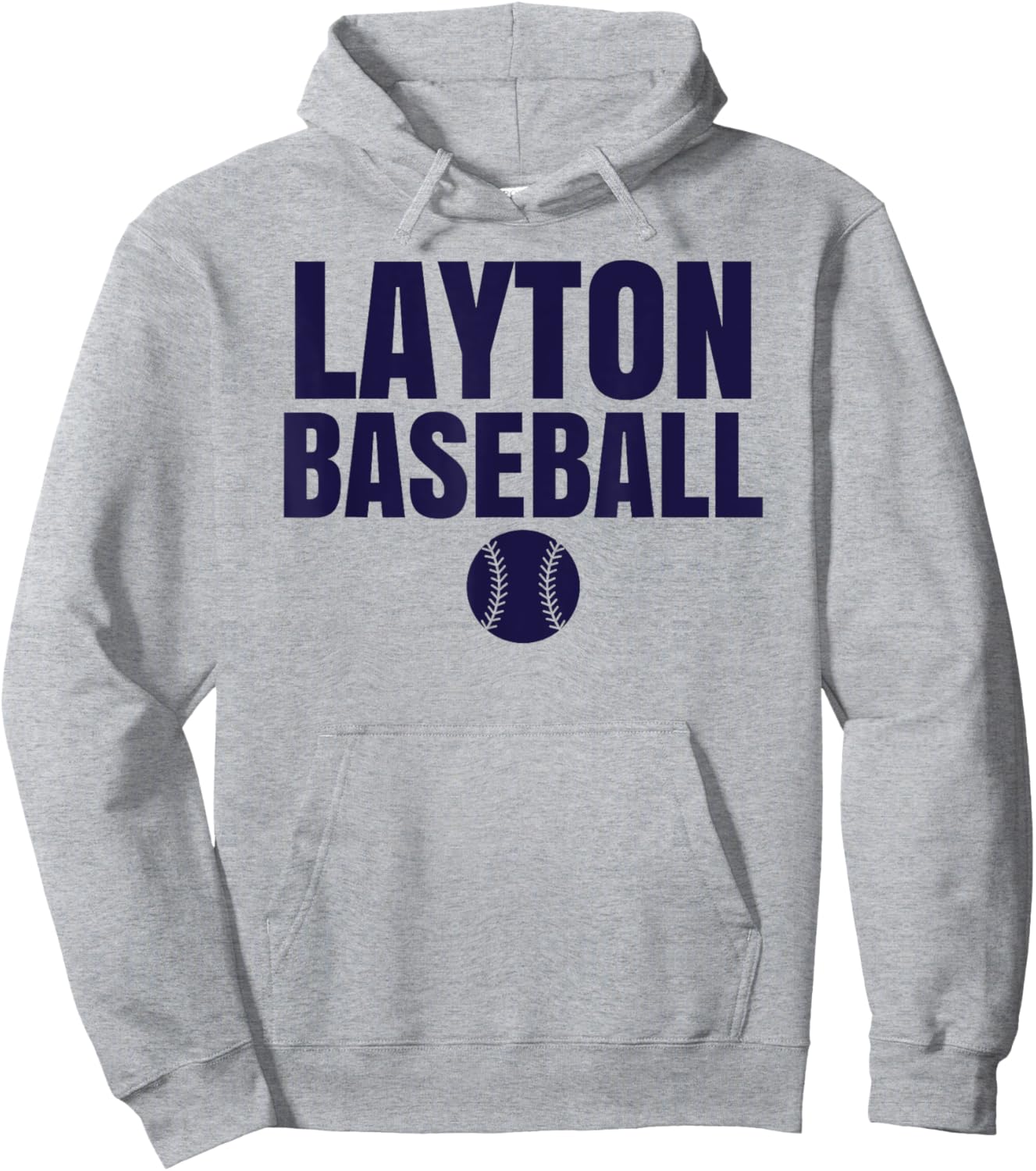 Layton High School Baseball Hoodie - Hoodie | Ash