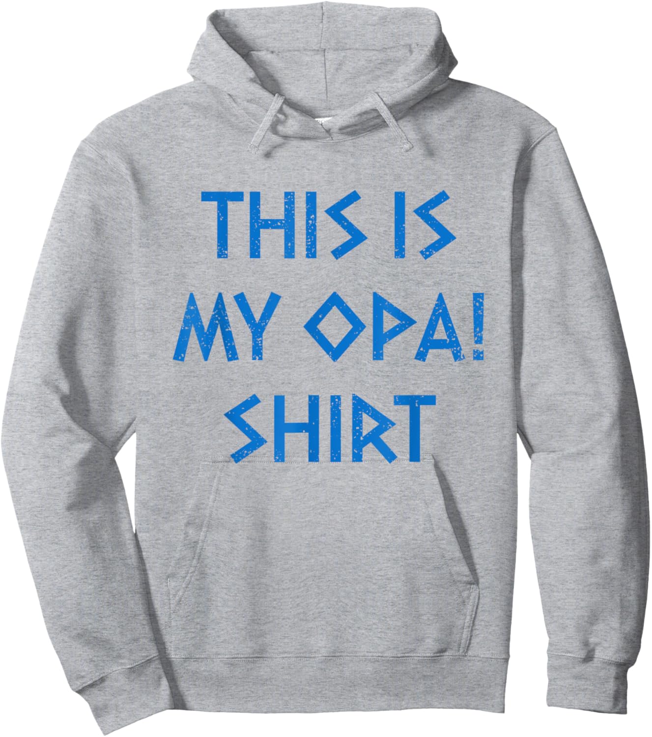 This Is My Opa Shirt Ancient Greek Flag Funny Greek Opa Hoodie - Hoodie | Ash