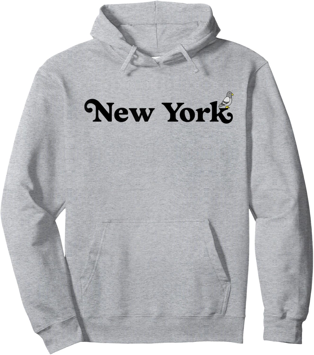 New York Funny Pigeon | Streets of NYC | New York City Hoodie - Hoodie | Ash