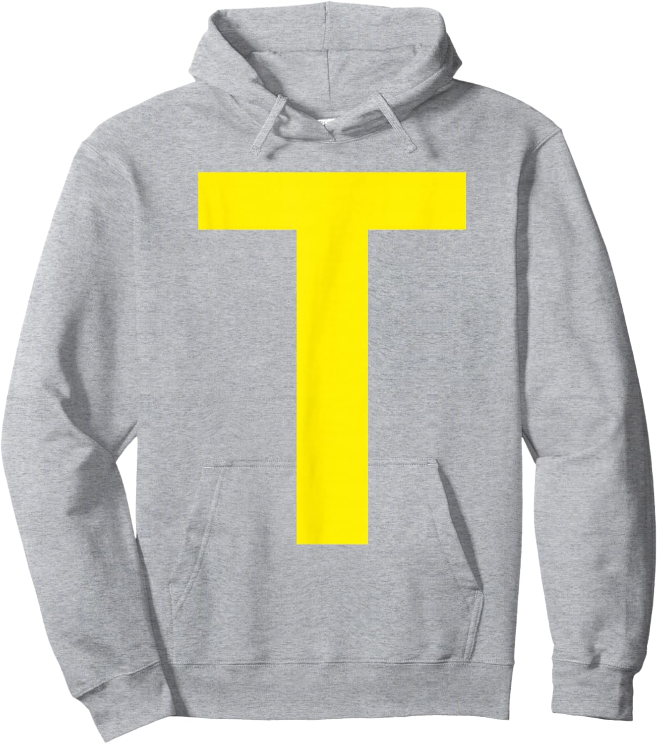 Letter T Funny Chipmunk Group Halloween Thanksgiving Costume Hoodie - Hoodie | Ash