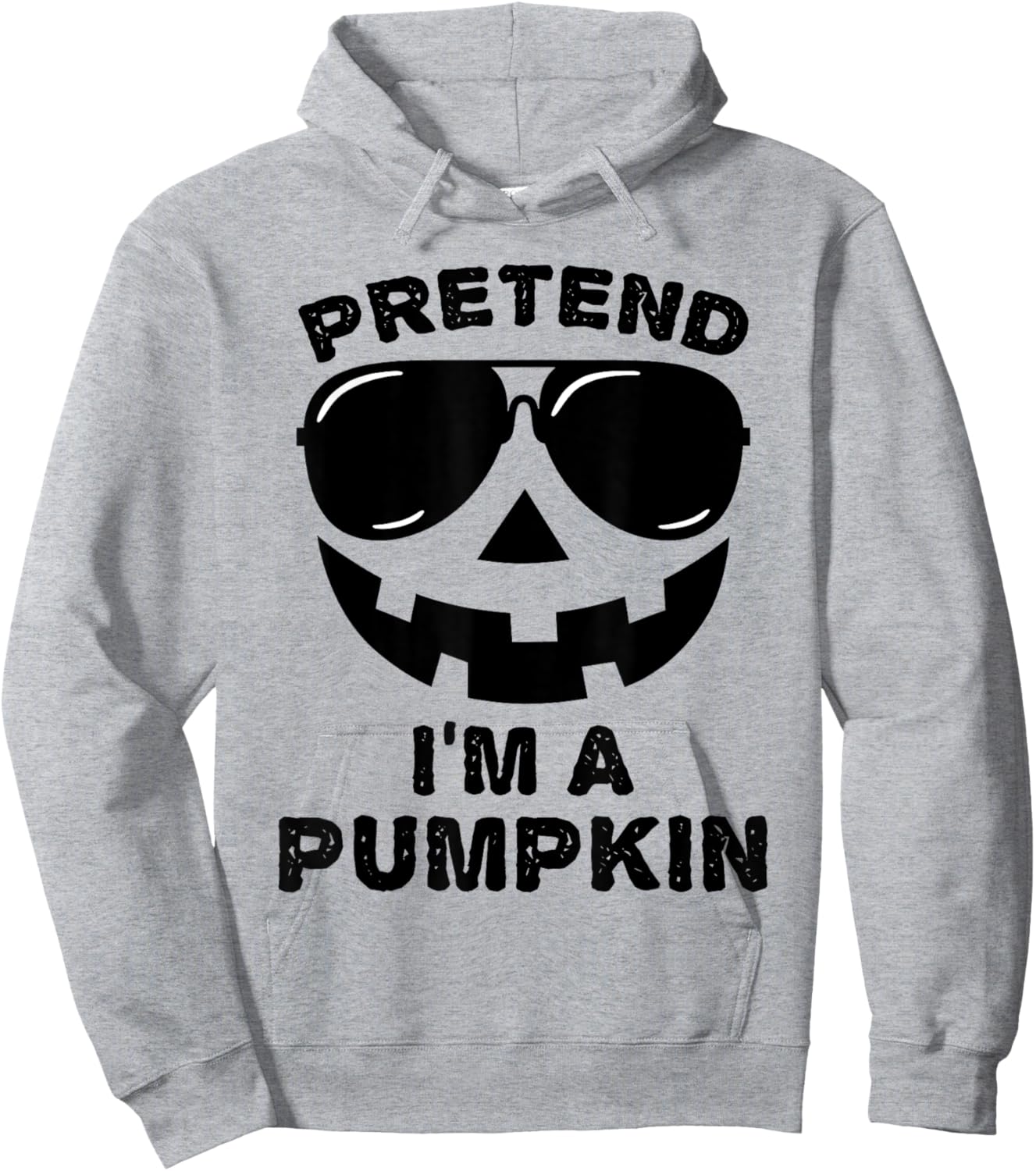 Pretend I'm A Pumpkin Halloween Costume Couples Matching Hoodie - Hoodie | Ash