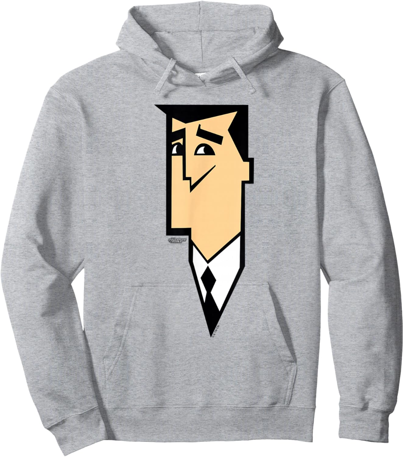 The Powerpuff Girls Professor Utonium Face Hoodie - Hoodie | Ash