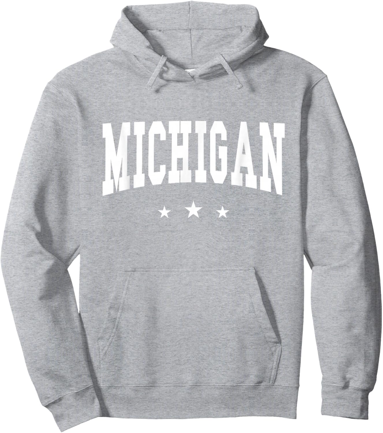 Michigan - Preppy Varsity Pink - Throwback Design - Classic Hoodie - Hoodie | Ash