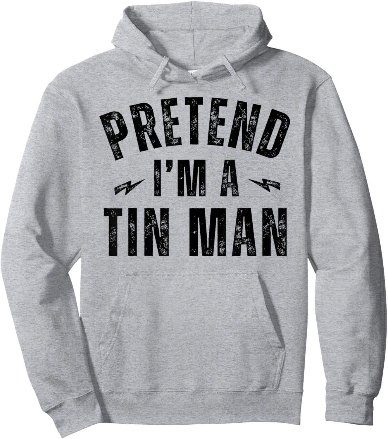 Funny Lazy Costume Last Minute Pretend I'm a Tin Man Hoodie - Hoodie | Ash