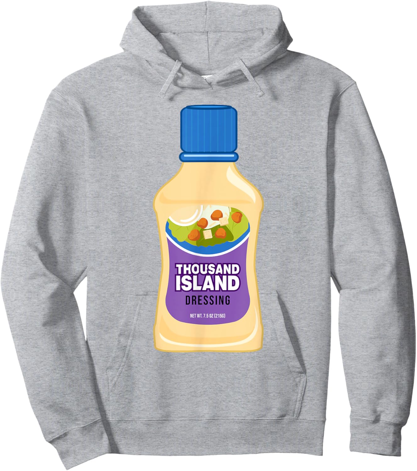 Thousand Island Dressing Costume Halloween Group Condiment Hoodie - Hoodie | Ash