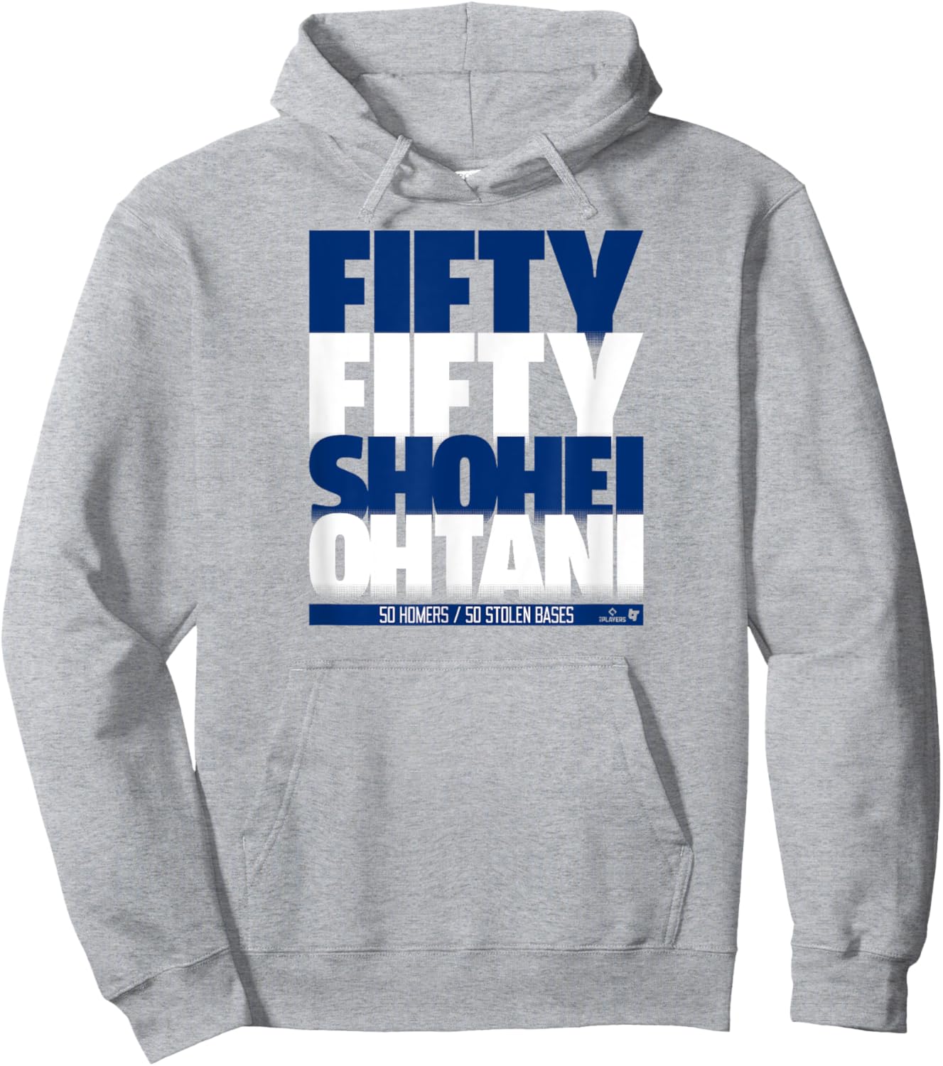 Shohei Ohtani - 50/50 Stack - Los Angeles Baseball Hoodie - Hoodie | Ash