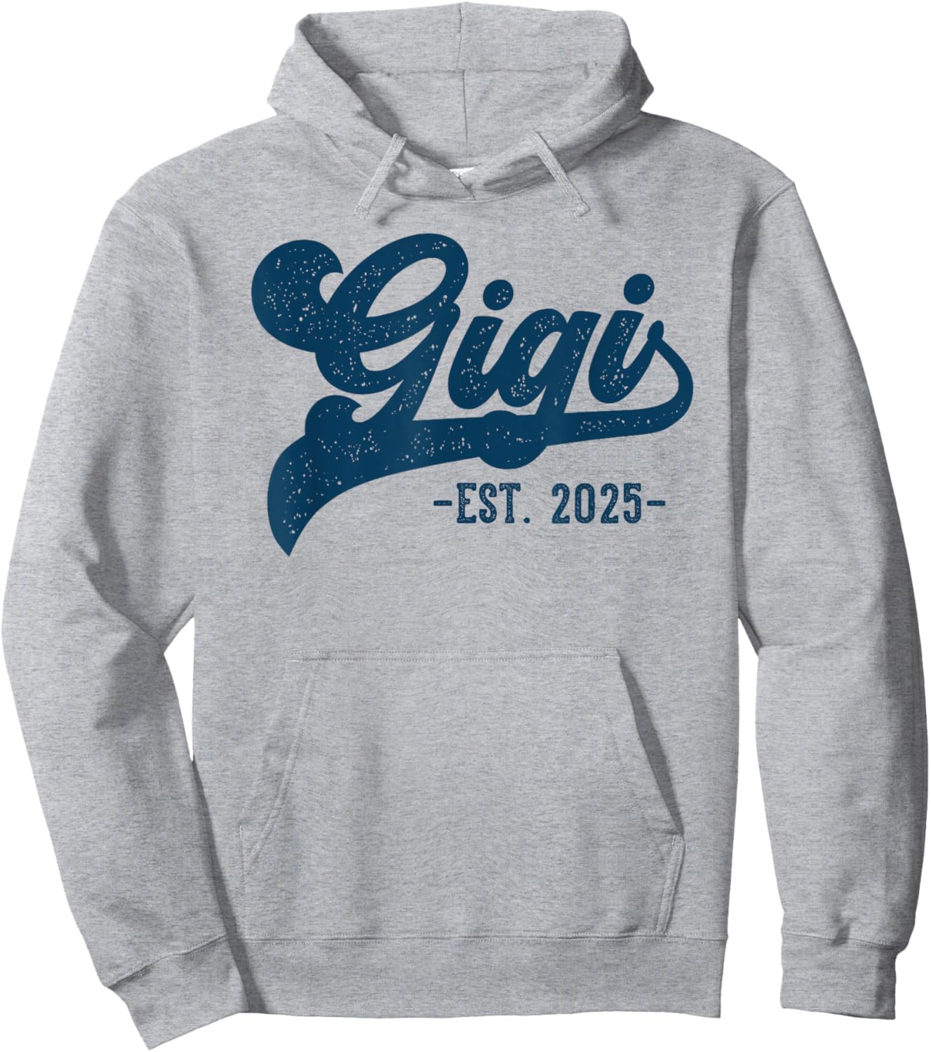 Gigi Est 2025 Gigi To Be Gifts New Gigi 2025 Pregnancy Hoodie - Hoodie | Ash