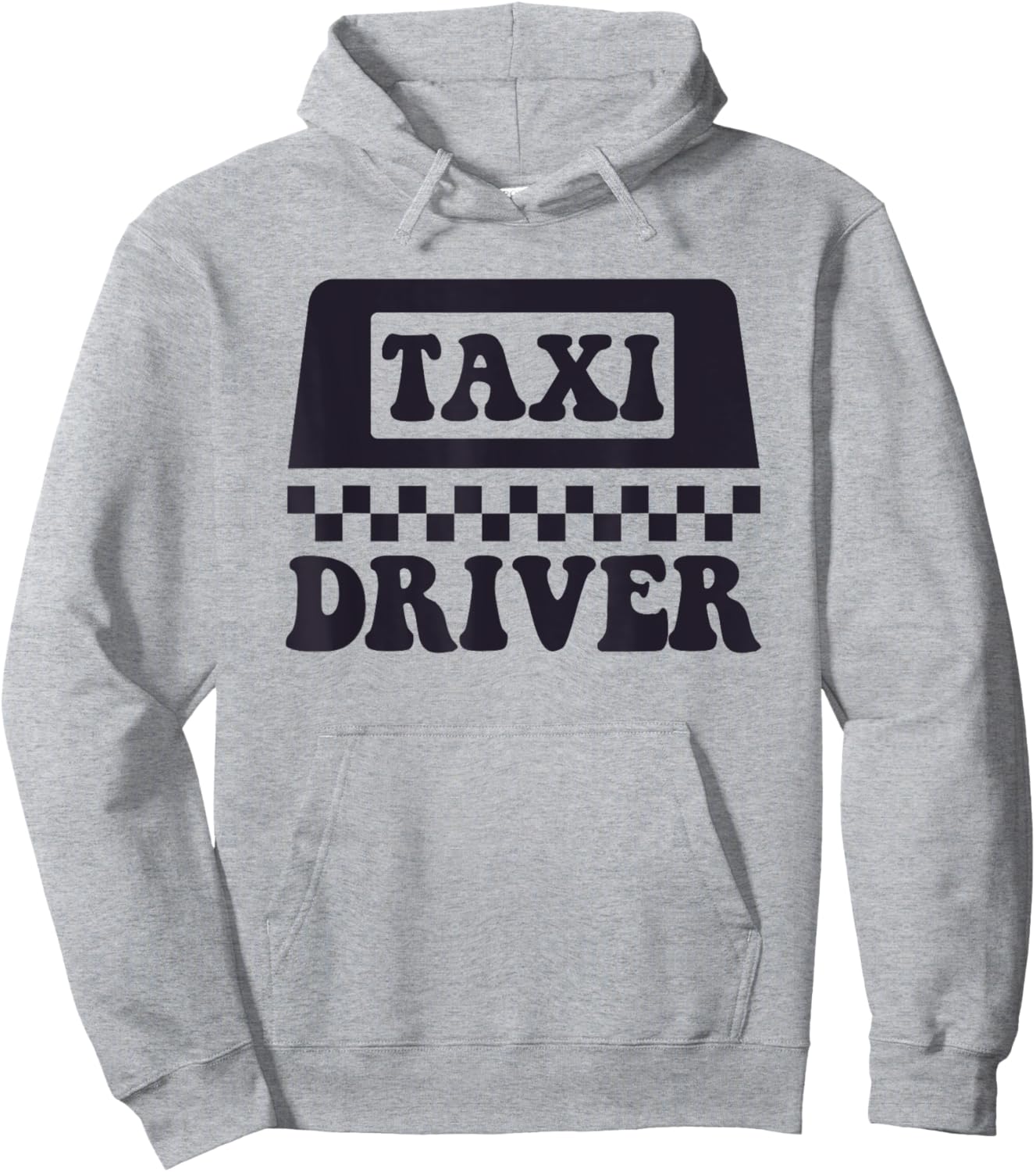 Yellow Taxi Costume Halloween Funny Taxi Driver Men Driving Hoodie - Hoodie | Ash