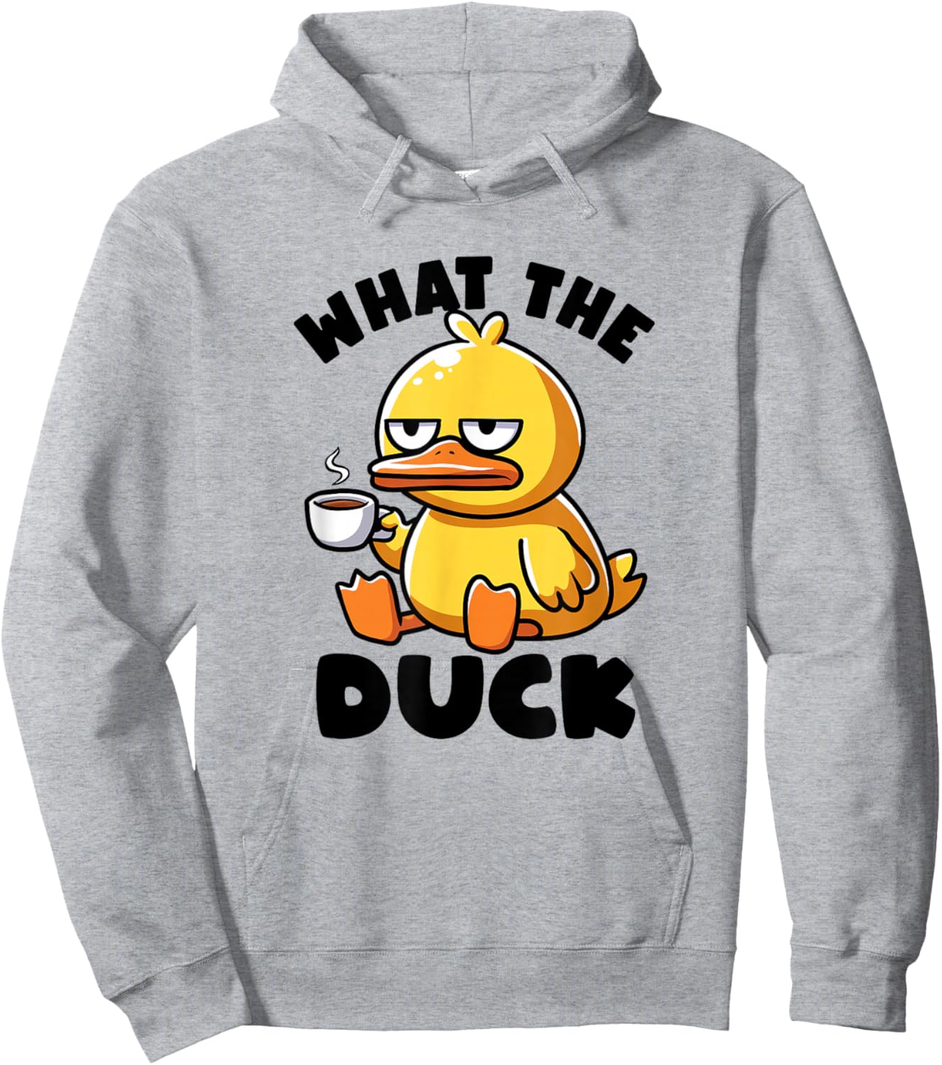 What The Duck Owner I Love Ducks Lover Funny Rubber Duck Hoodie - Hoodie | Ash