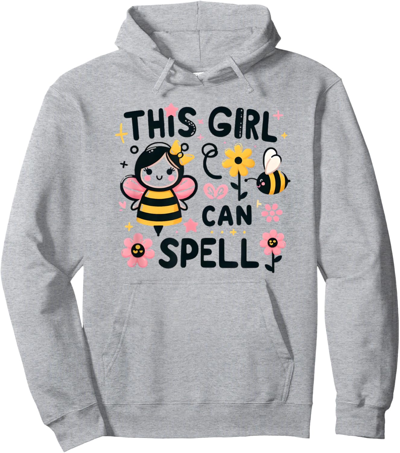 School Competition Spelling Bee This Girl Can Spell Hoodie - Hoodie | Ash