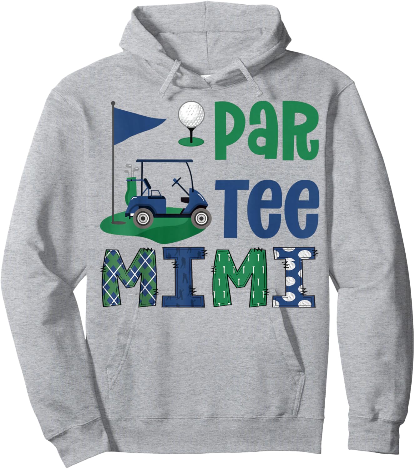 Par- Mimi Golf Lover Birthday Party Family Matching Hoodie - Hoodie | Ash