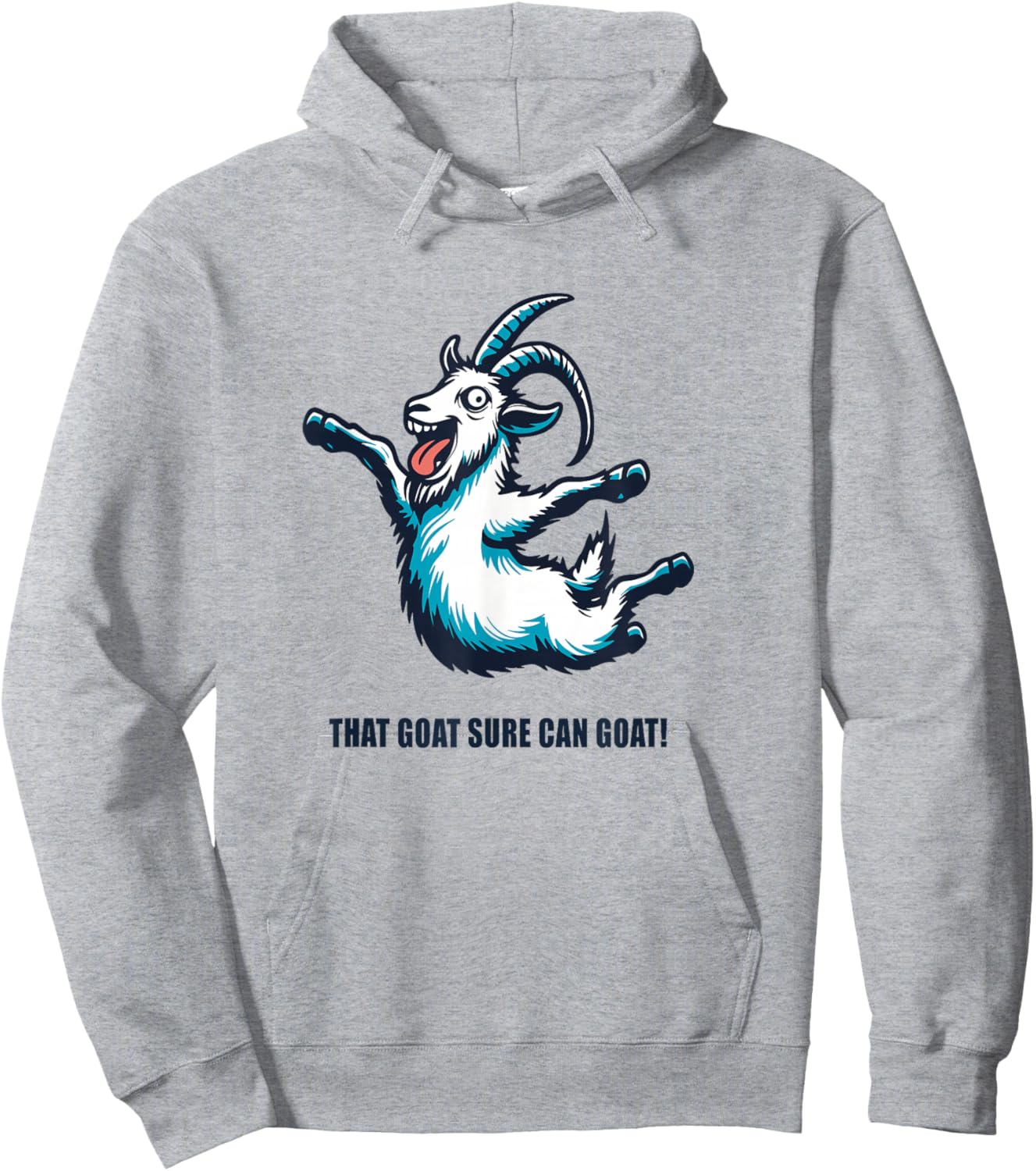 That Goat Sure Can Goat Simulator Hoodie - Hoodie | Ash