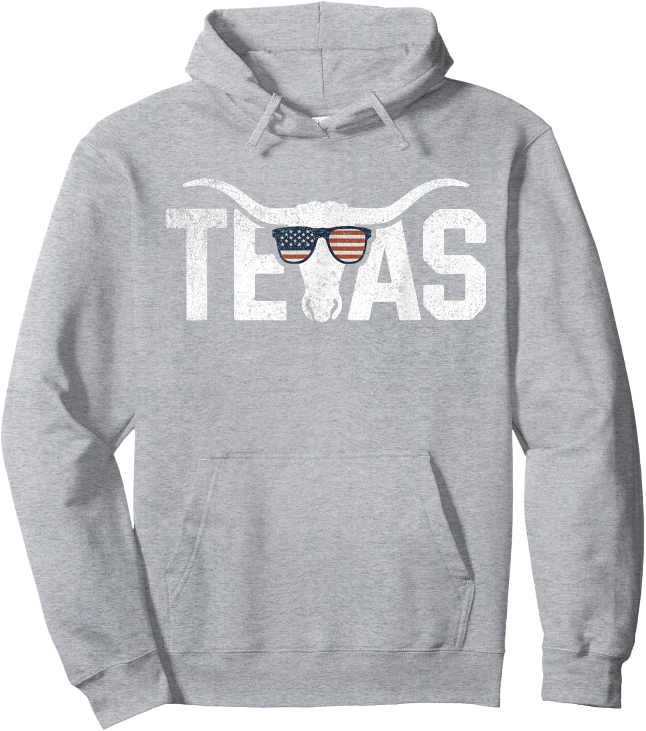 Texas Vintage Retro Hoodie - Hoodie | Ash