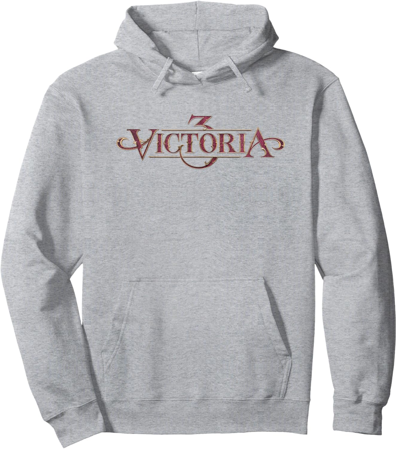 Official Victoria 3 Strategy Game logo colorful Hoodie - Hoodie | Ash