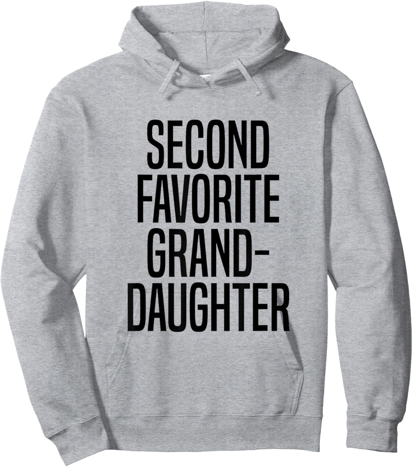 Second Favorite Granddaughter Hoodie - Hoodie | Ash