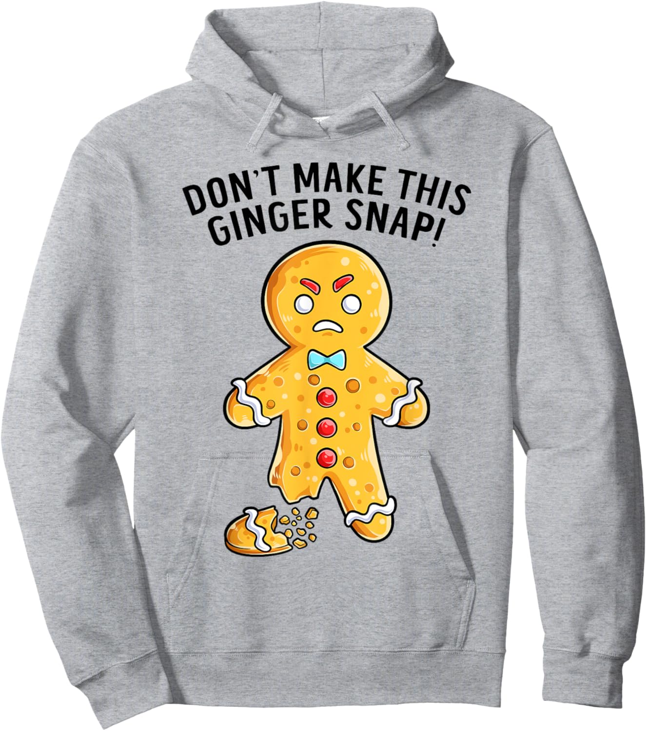 Funny Christmas Don't Make This Ginger Snap Redhead Xmas Hoodie - Hoodie | Ash