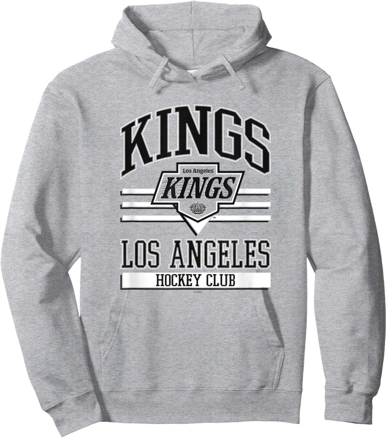 Los Angeles Kings Hockey Club Gray Officially Licensed Hoodie - Hoodie | Ash