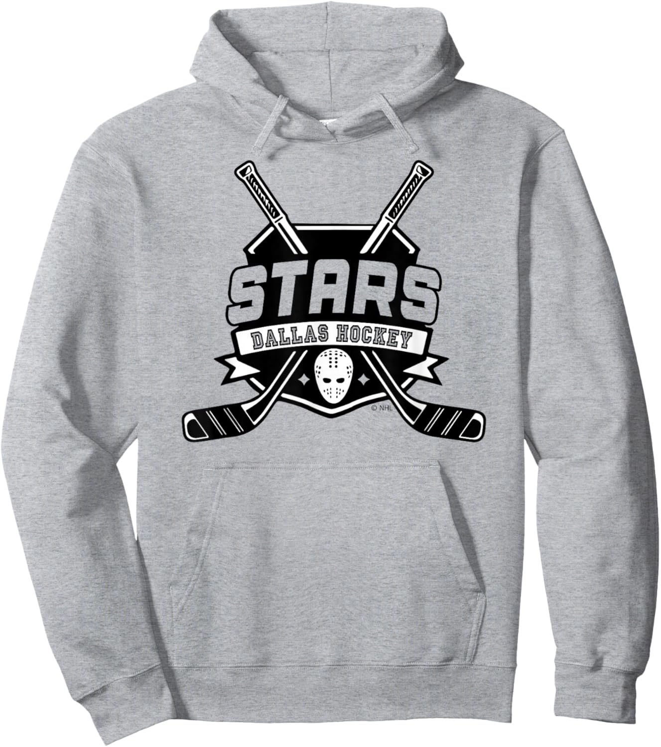 Dallas Stars Hockey Sticks Green Officially Licensed Hoodie - Hoodie | Ash